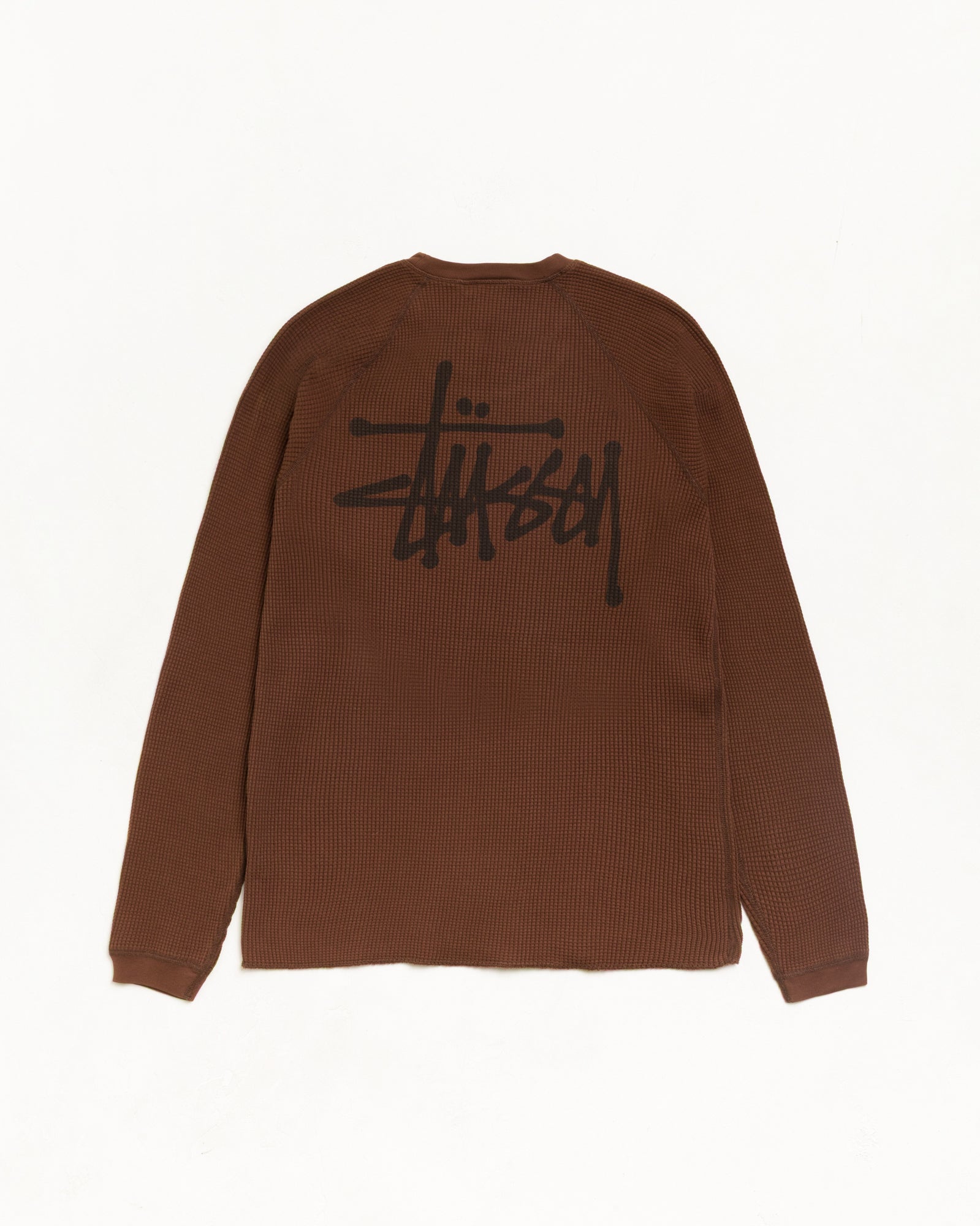 Basic Stüssy Thermal – Brown | Tops & Knits | Stüssy Europe