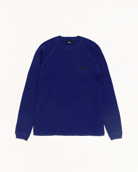 Raglan Thermal Basic Stock Unisex Long Sleeve In Ink