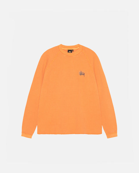 Sudadera Stussy Basic Stock Ls Thermal Azul Claro