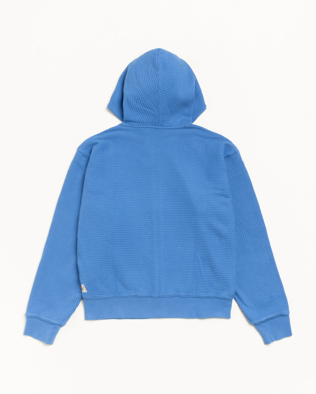 Double Layer Waffle Zip Hoodie – Blue | Tops | Stüssy Europe