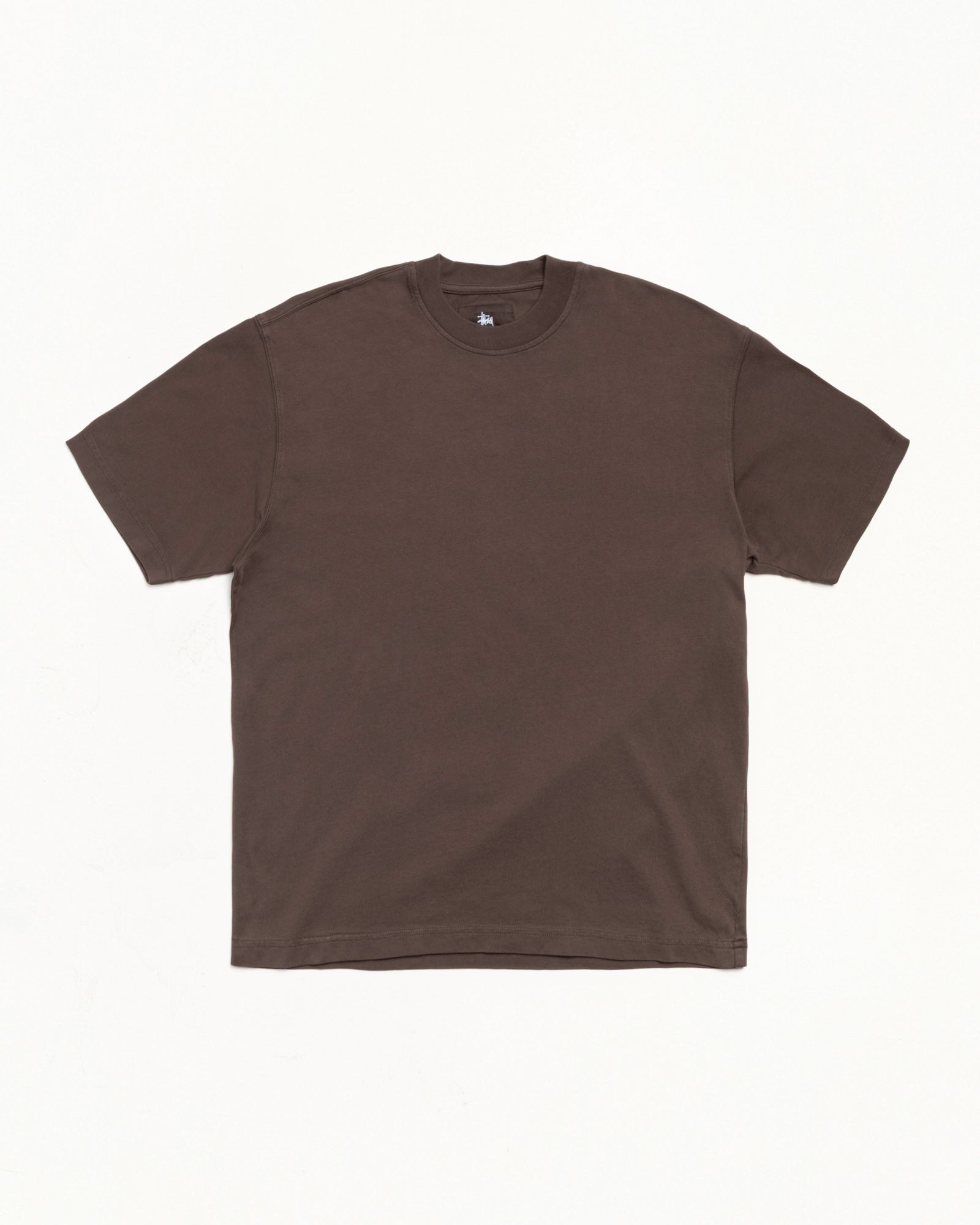 Dyed Ss Tee Mens Short Sleeve In Brown