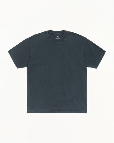 Dyed Ss Tee Mens Short Sleeve In Faded Black
