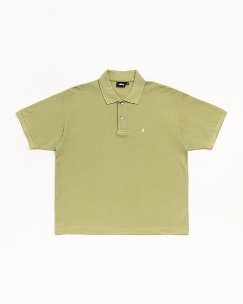 Classic Pique Polo Unisex Short Sleeve In Leaf