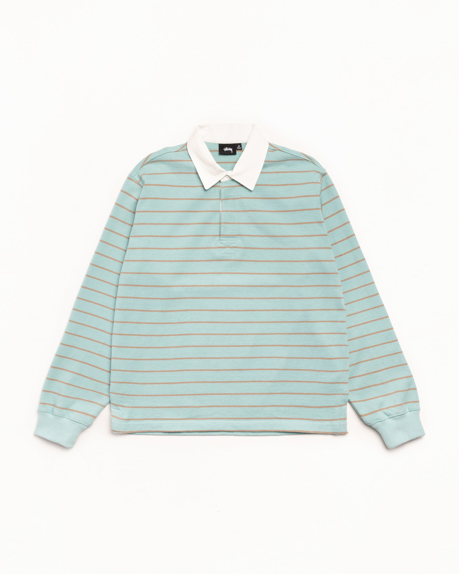 Pin Striped Rugby Mens Long Sleeve In Blue