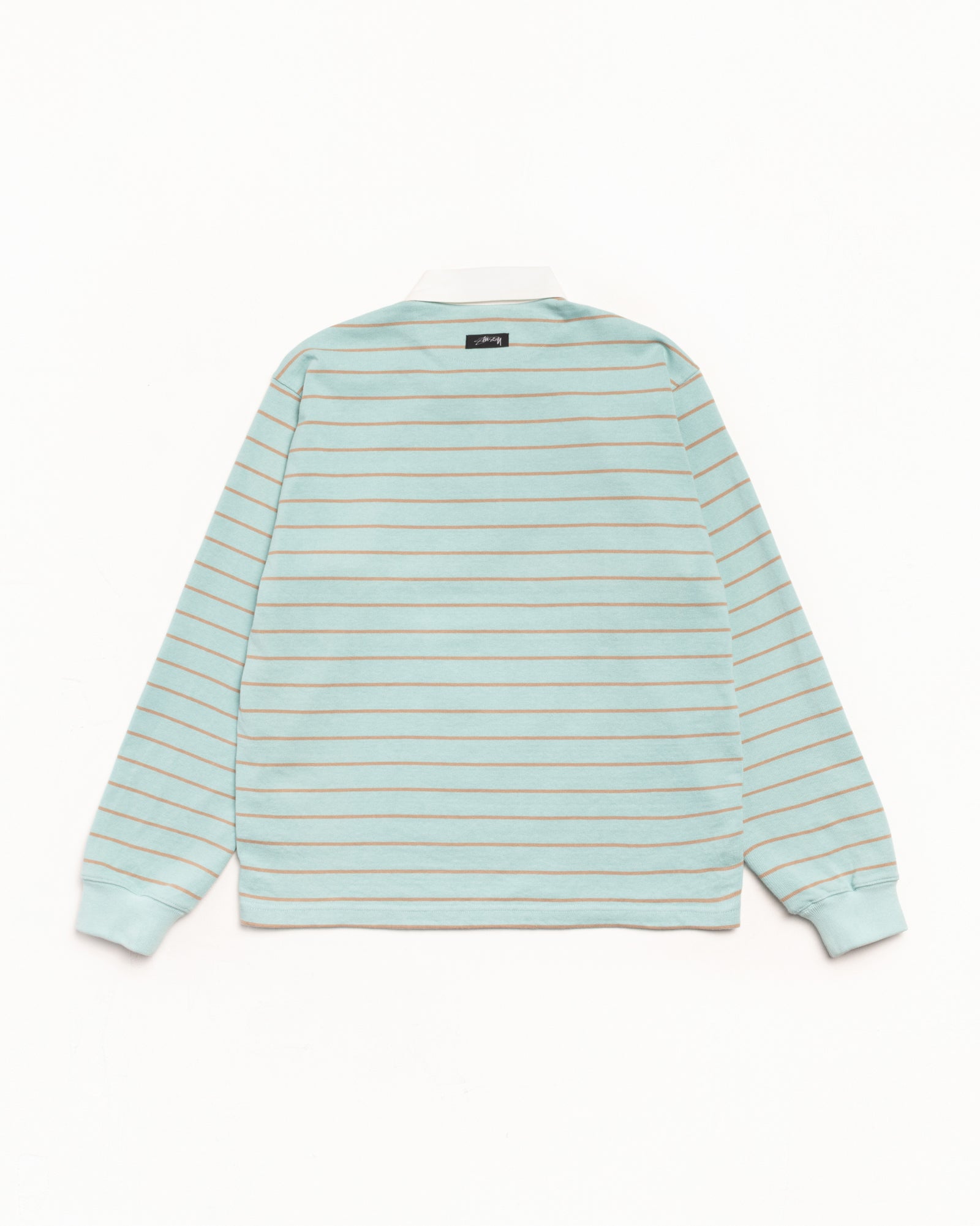Striped Rugby Shirt – Blue | Tops & Knits | Stüssy Europe