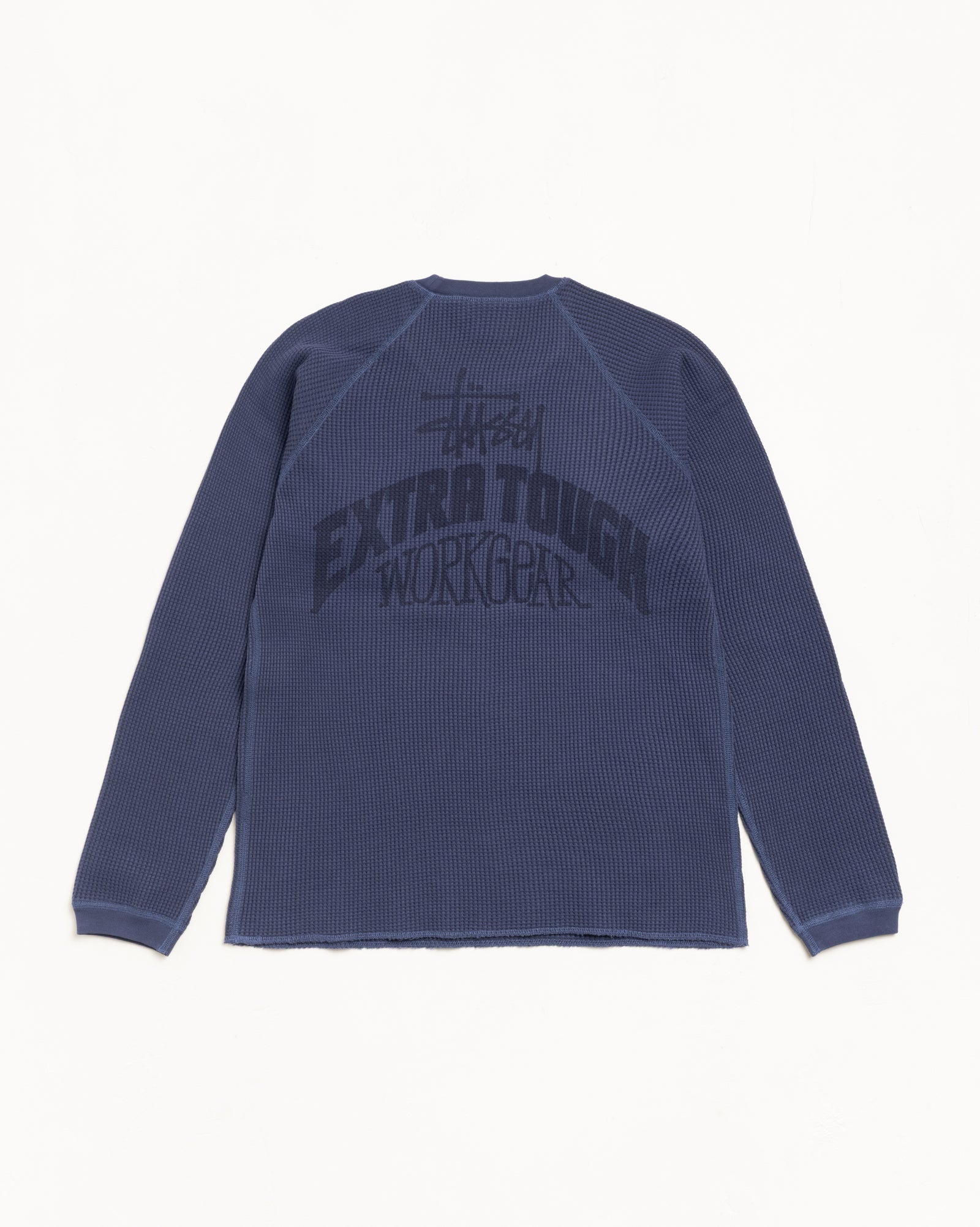 Extra Tough Raglan Thermal – Navy | Tops & Knits | Stüssy Europe