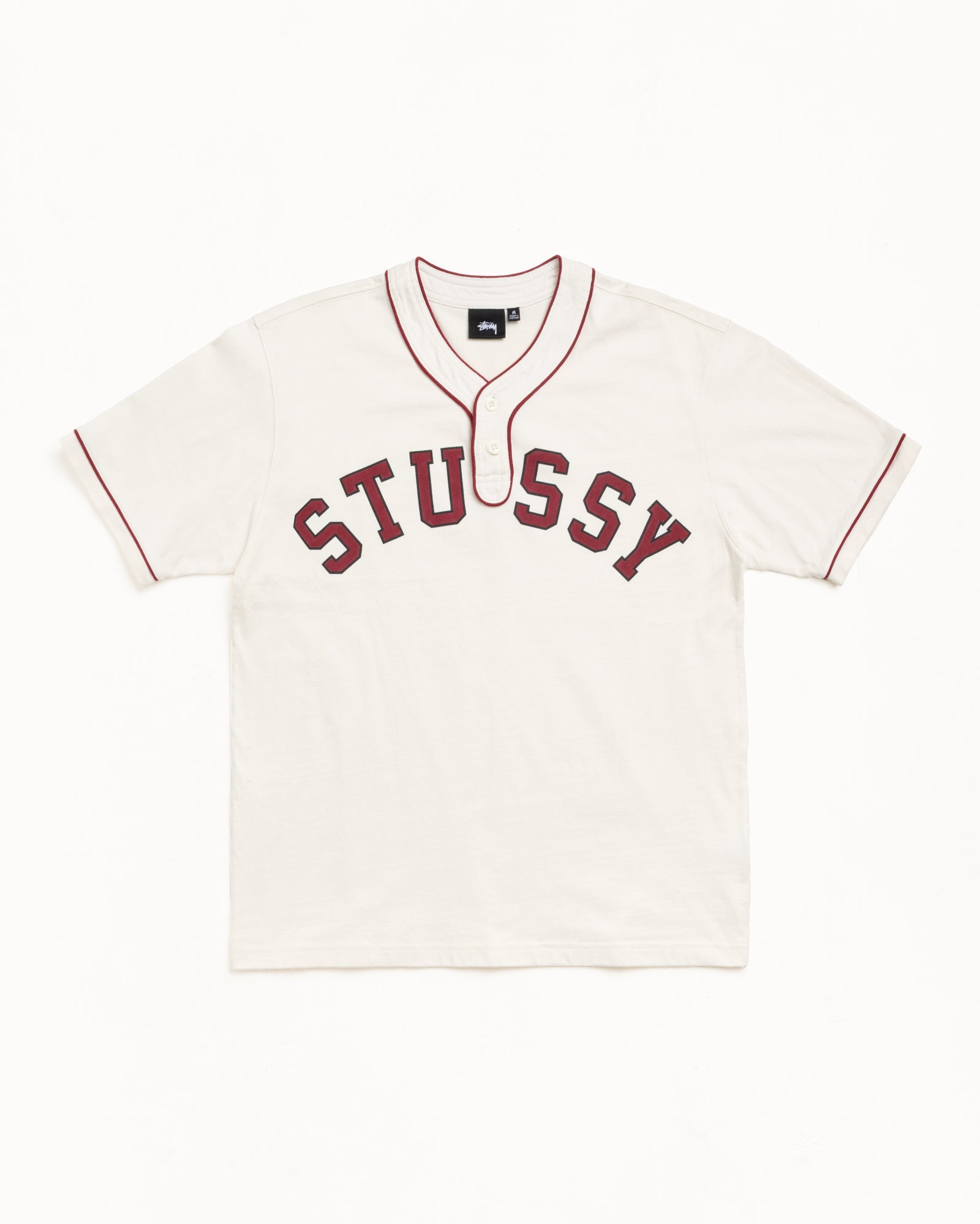Arch Baseball Jersey – Natural | Tops & Shirts | Stüssy Europe