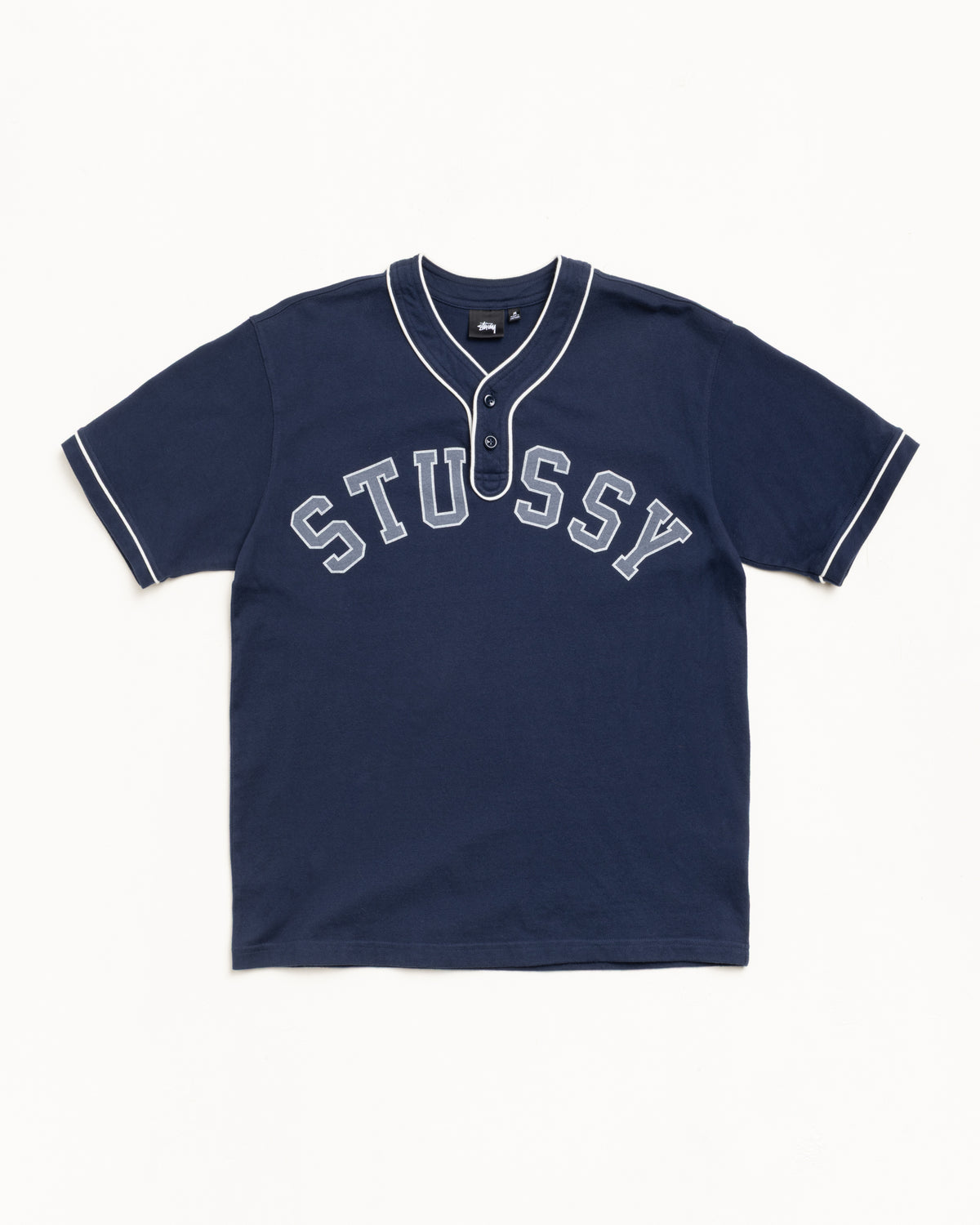 Arch Baseball Jersey – Navy | Tops & Shirts | Stüssy Europe