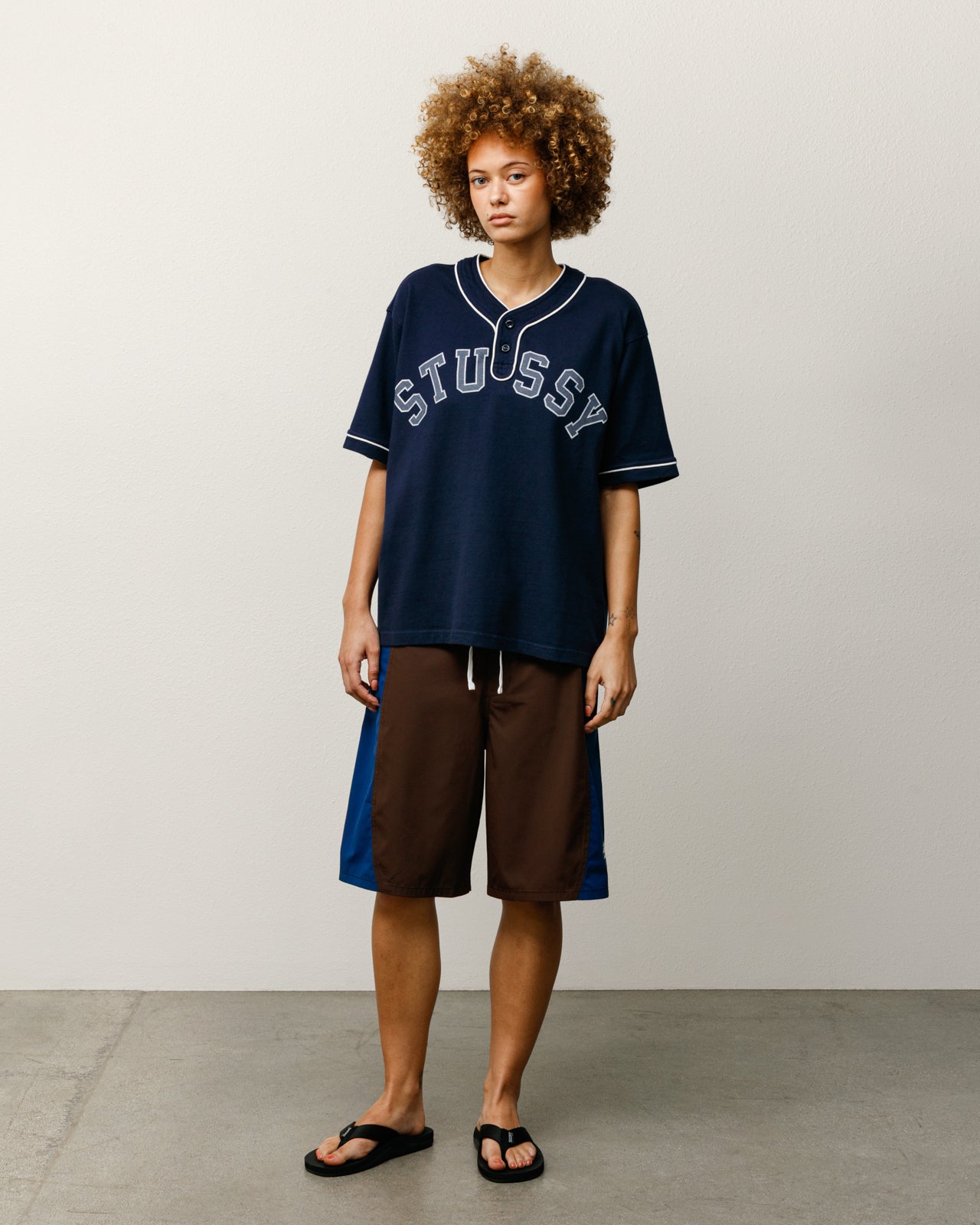 Arch Baseball Jersey – Navy | Tops & Shirts | Stüssy Europe