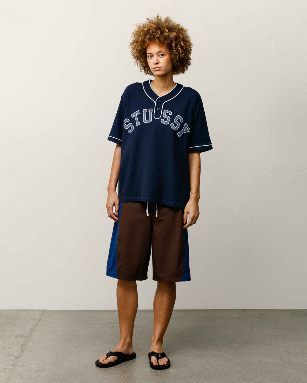 Arch Baseball Jersey – Navy | Tops & Shirts | Stüssy Europe
