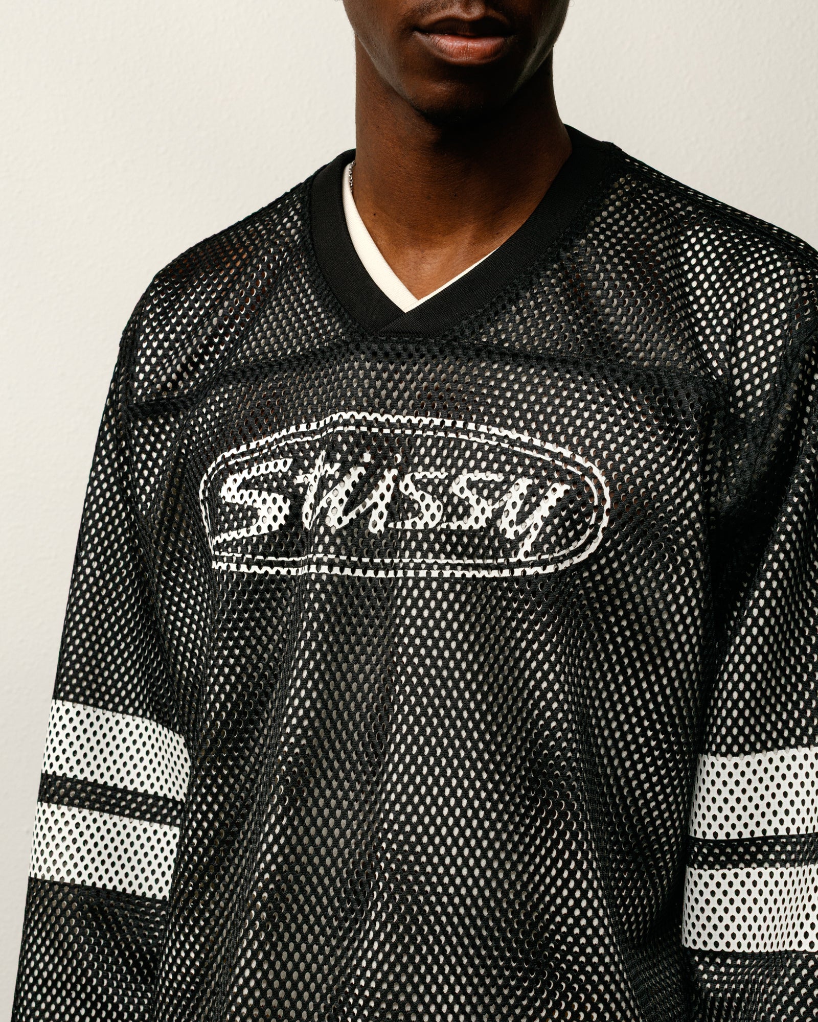 Trucker Team Jersey – Black | Tops & Shirts | Stüssy Europe