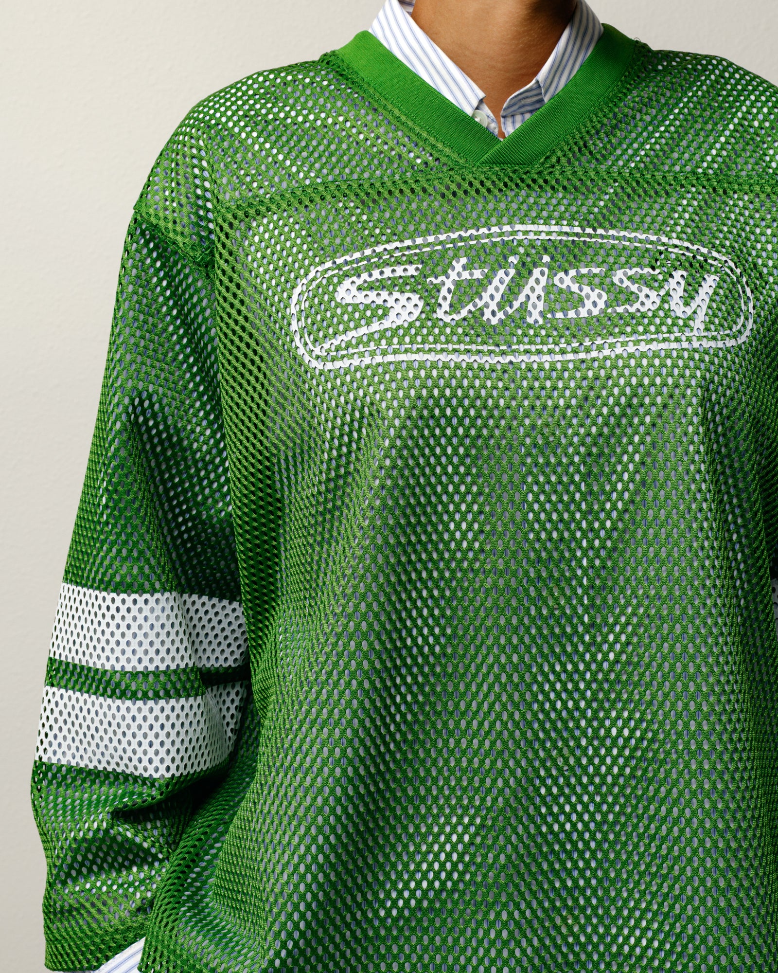 Trucker Team Jersey – Green | Tops & Shirts | Stüssy Europe