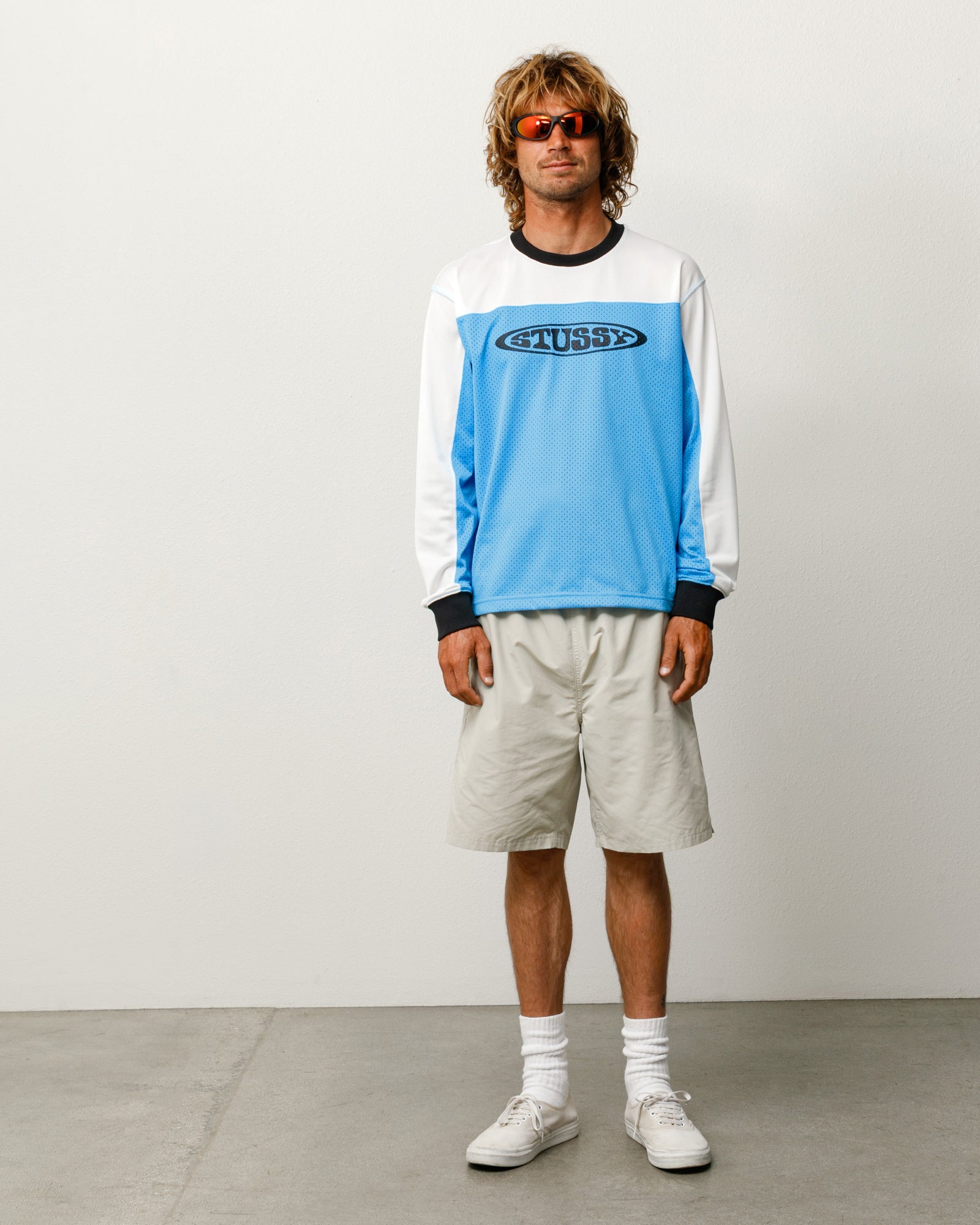 Terrain Jersey Unisex Long Sleeve In Blue