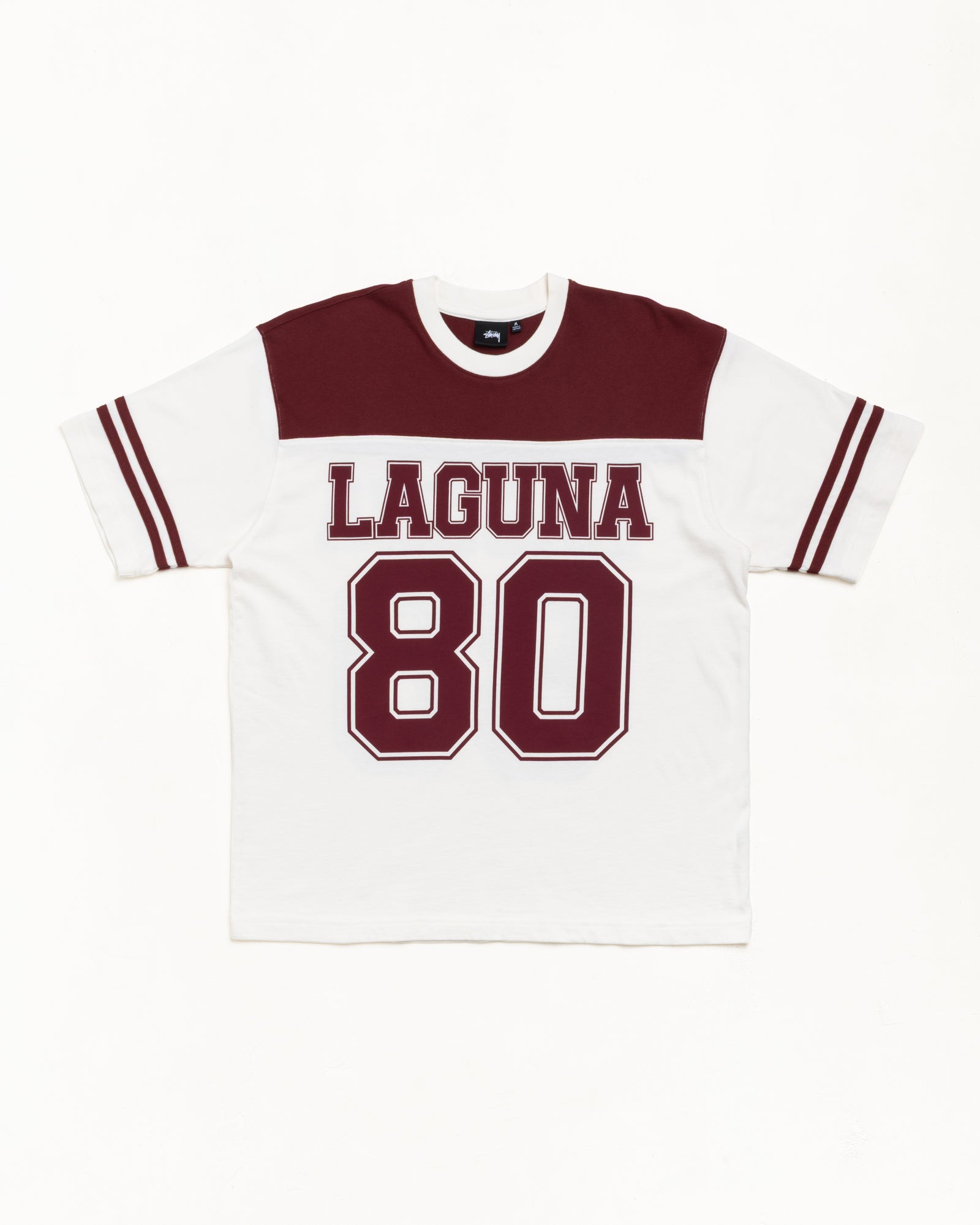 Laguna Short Sleeve Unisex Short Sleeve In Maroon