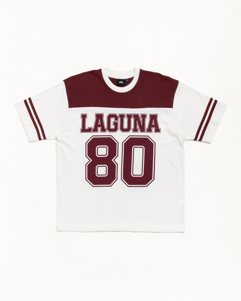 Laguna Short Sleeve Unisex Short Sleeve In Maroon