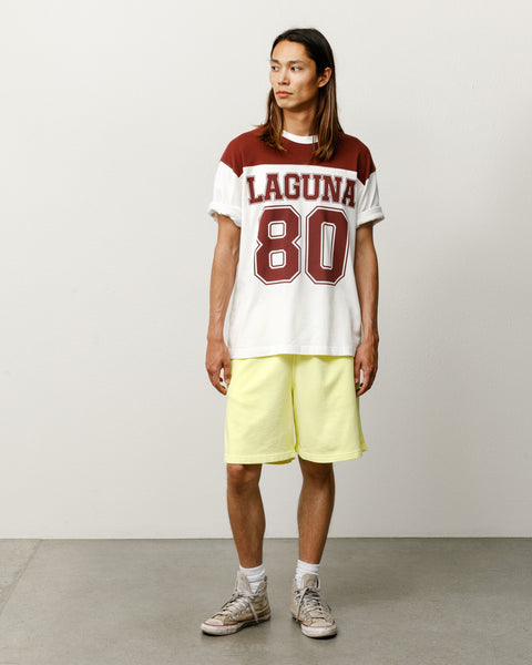 Laguna Short Sleeve Unisex Short Sleeve In Maroon