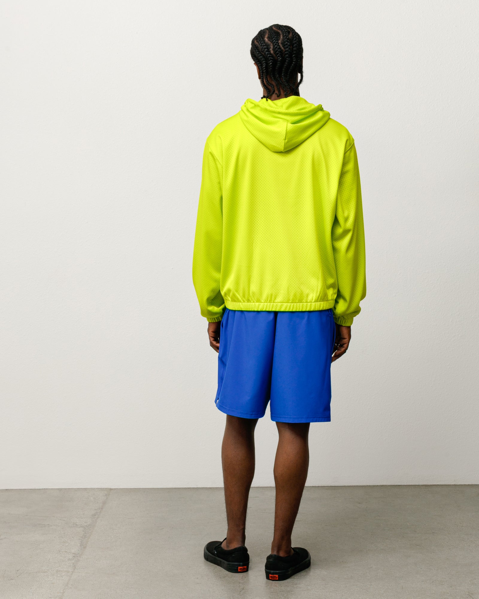 Athletic Mesh Zip Hoodie – Safety Green | Tops & Knits | Stüssy Europe