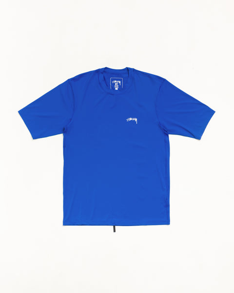 S/sl Rash Guard Unisex Short Sleeve In Blue