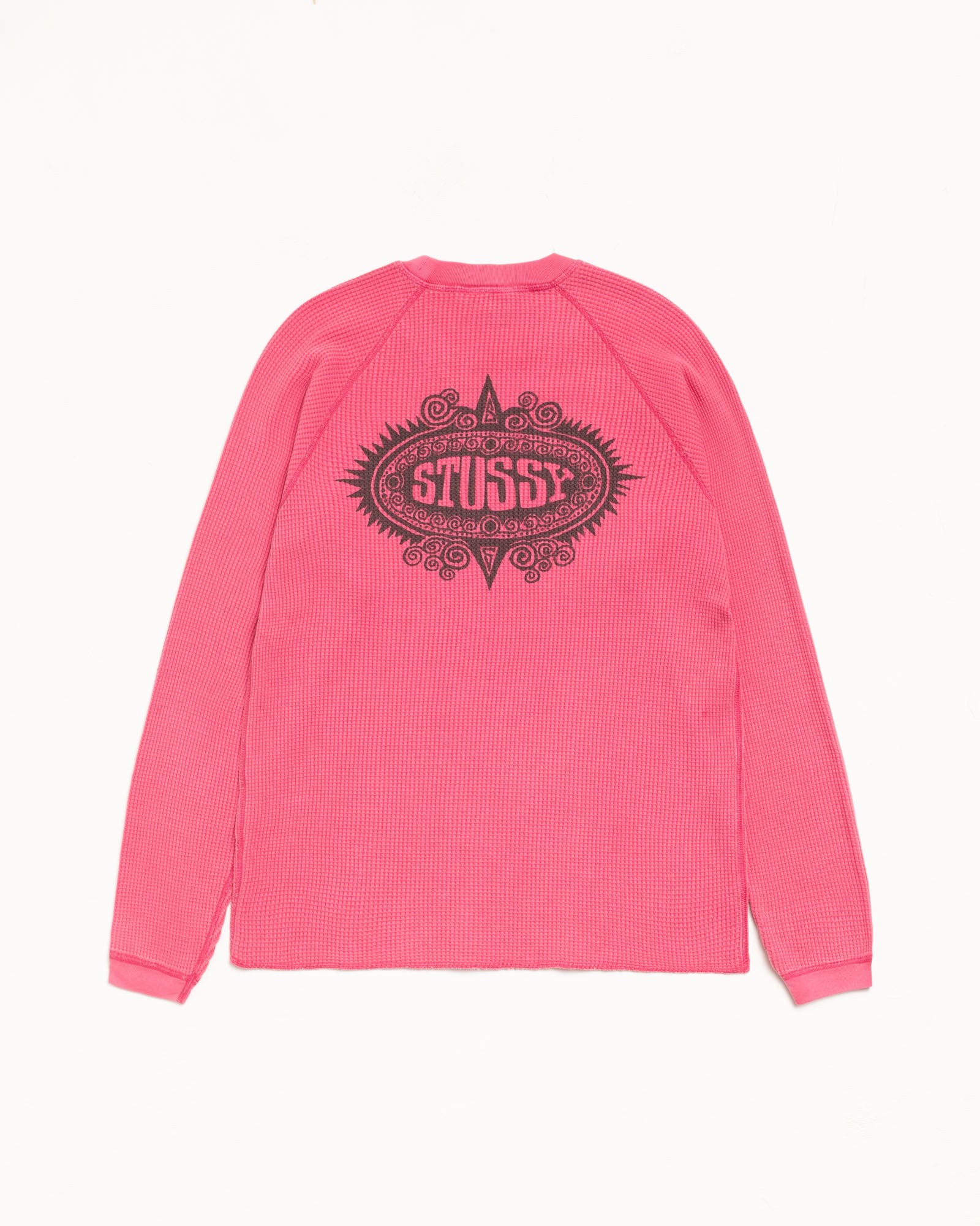 Mantra Raglan Thermal – Pink | Tops & Knits | Stüssy Europe