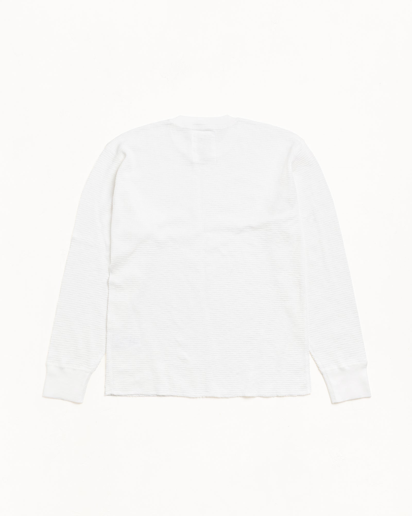 Pigment Dyed LS Thermal – White | Tops & Knits | Stüssy Europe