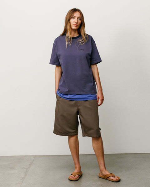Ss Ringer Tee Unisex Short Sleeve In Blueberry