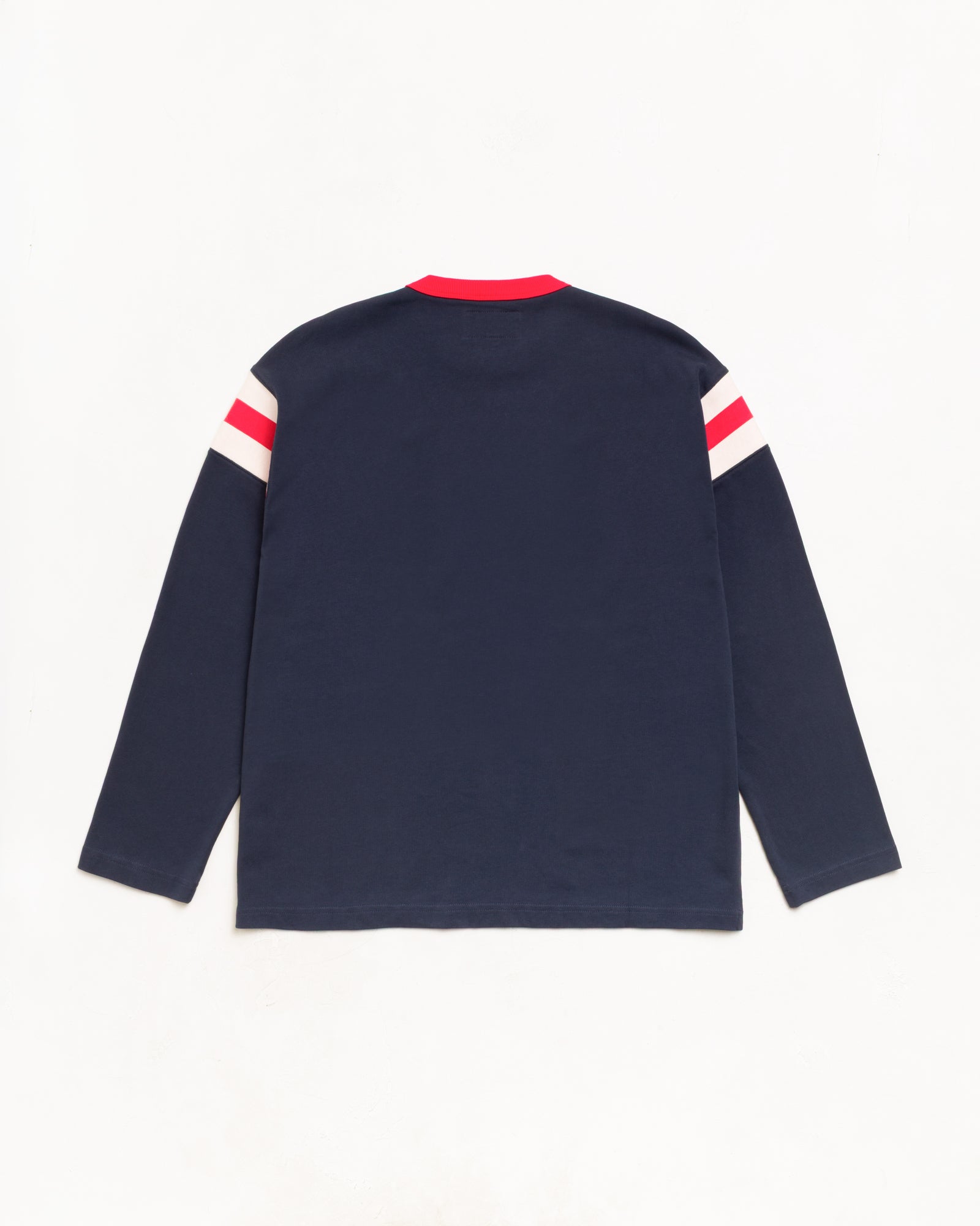 Ls Ringer Tee Unisex Long Sleeve In Ink