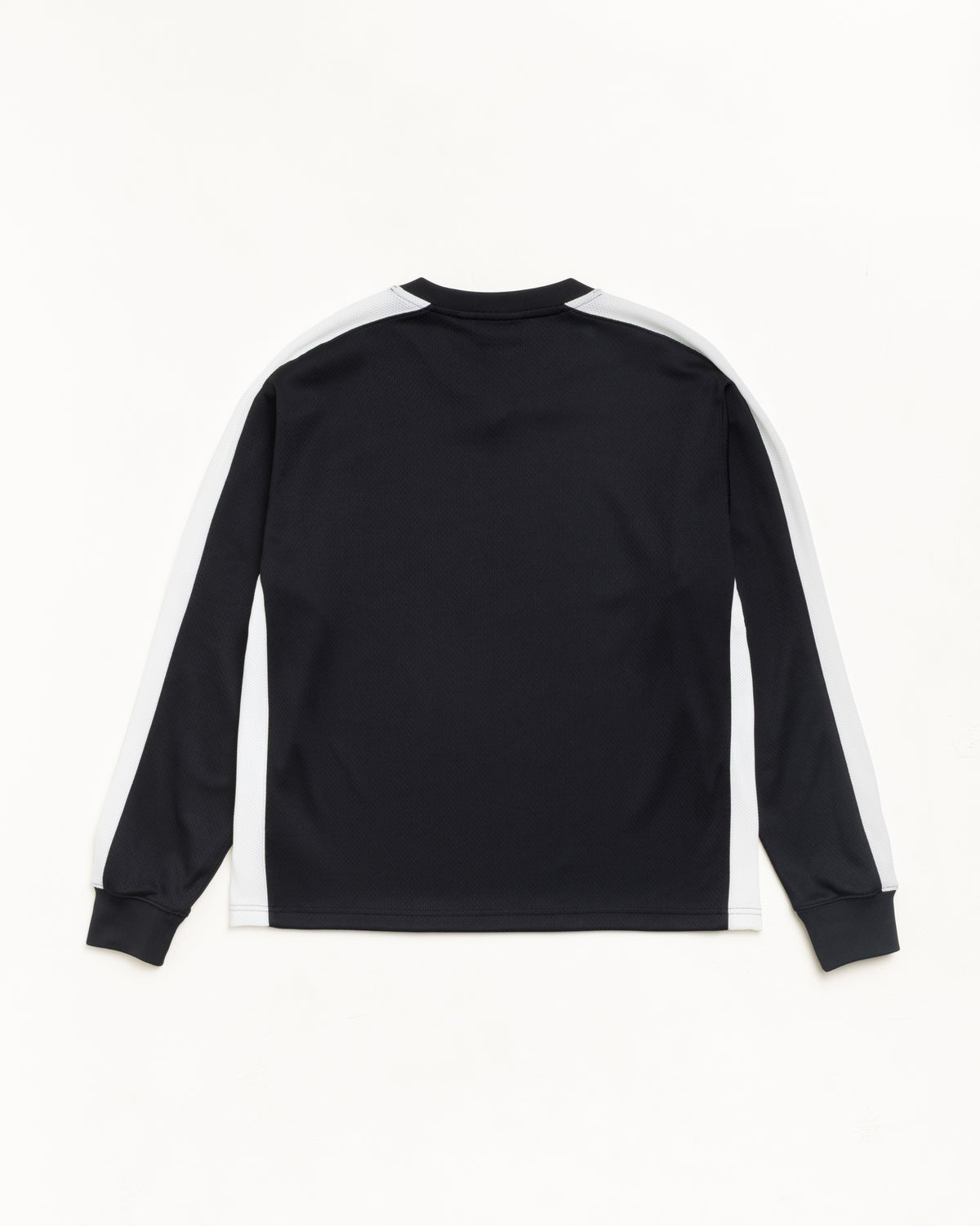 S Mesh Ls Jersey Unisex Long Sleeve In Black