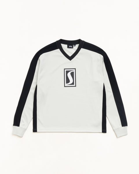 S Mesh Ls Jersey Unisex Long Sleeve In Grey