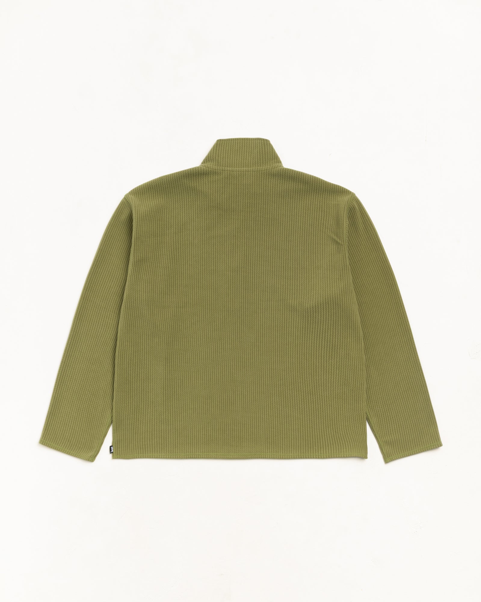 Half Zip Thermal Mock Neck - Olive | Tops & Knits | Stüssy Europe