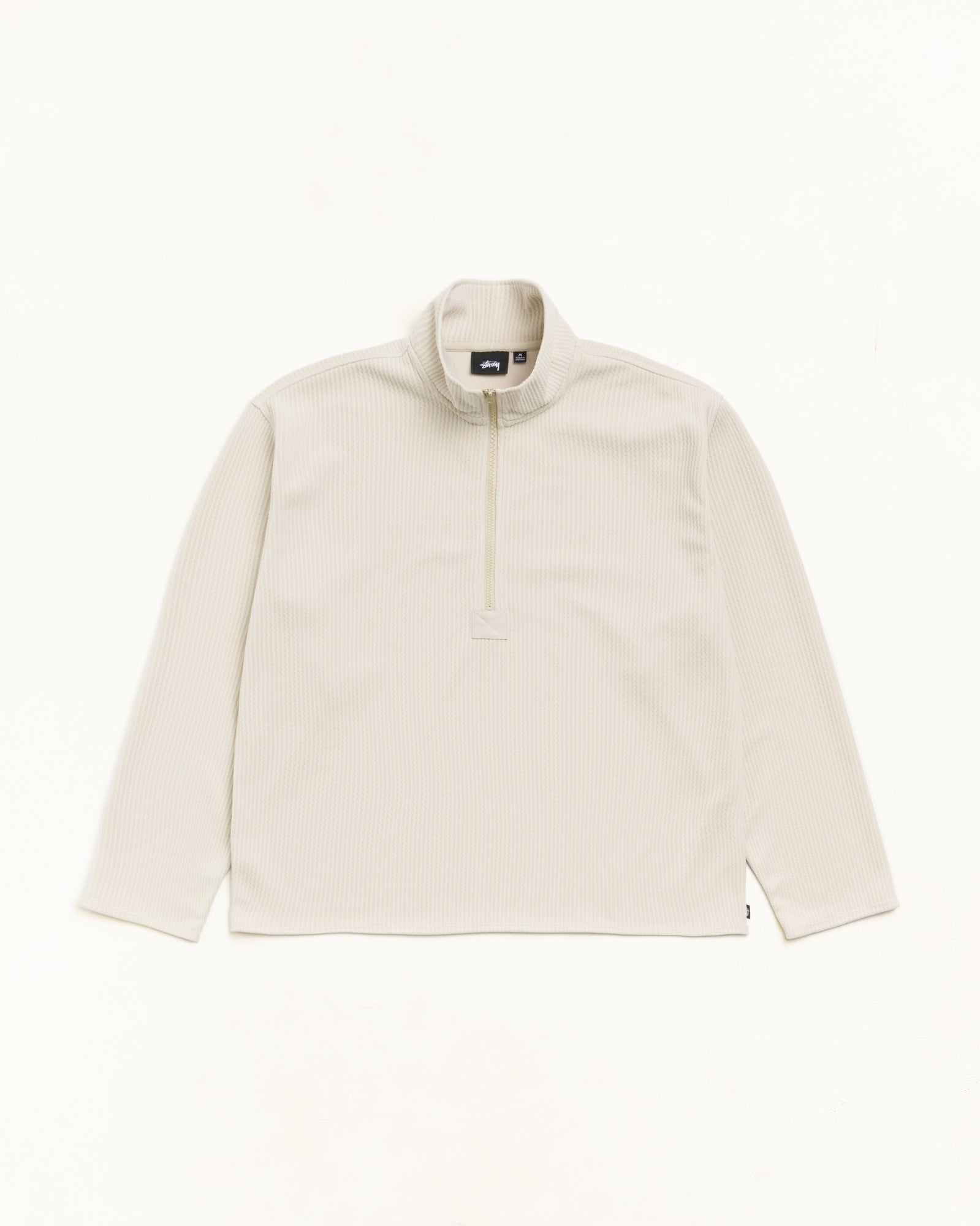 Half Zip Thermal Mock Neck - Sand | Tops & Knits | Stüssy Europe