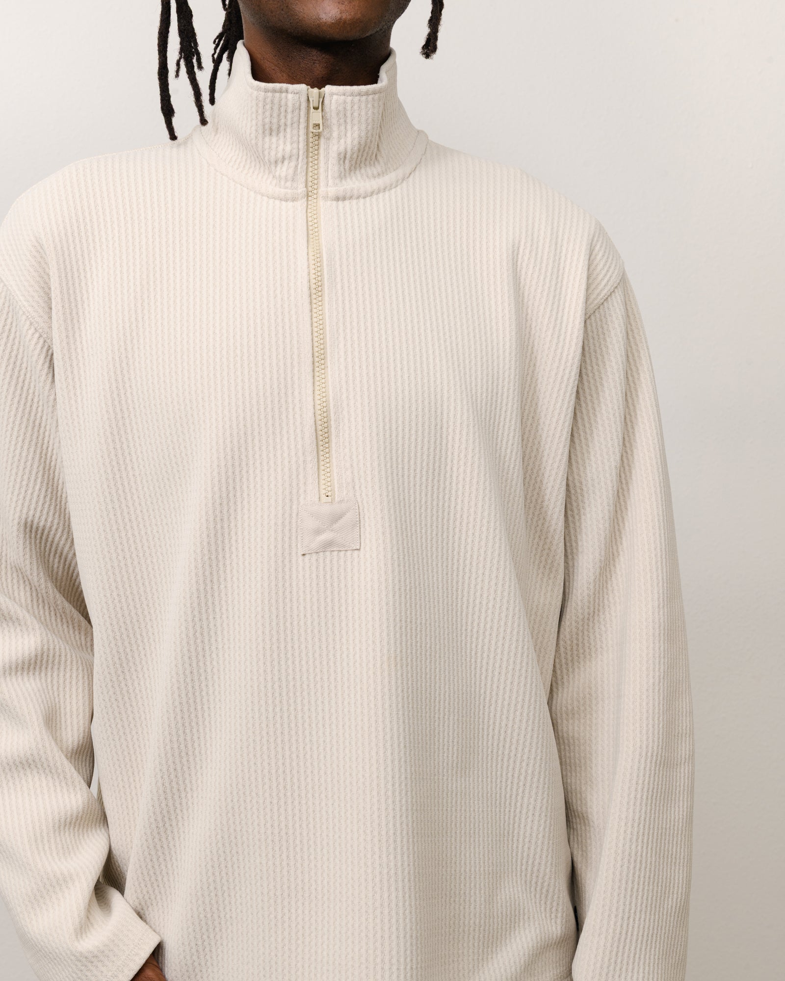 Half Zip Thermal Mock Neck - Sand | Tops & Knits | Stüssy Europe