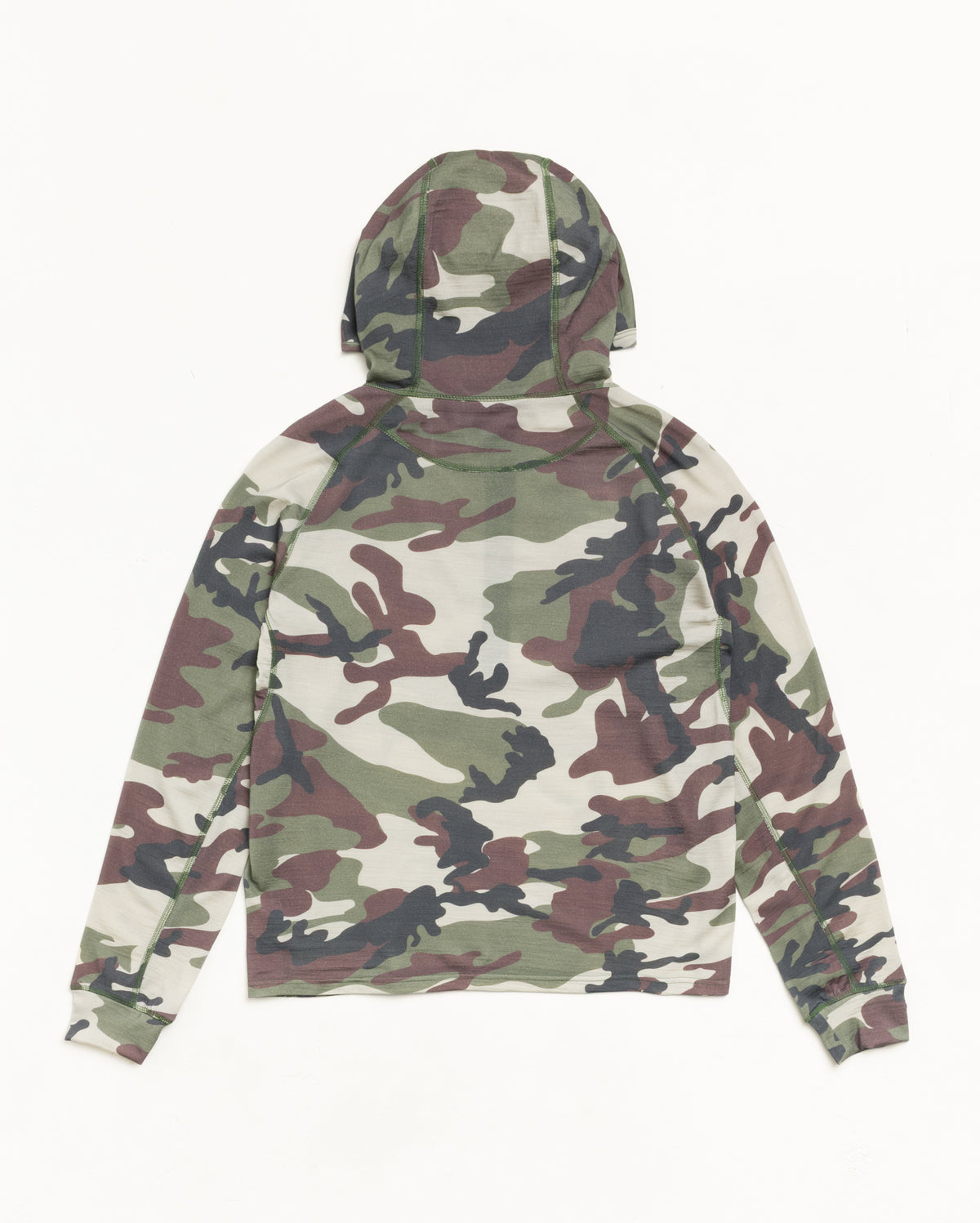 Utility Zip Hood Unisex Long Sleeve In Camo