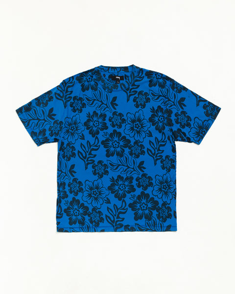 LAZY FLORAL TEE T-shirt à manches courtes dans le coloris Sport Blue