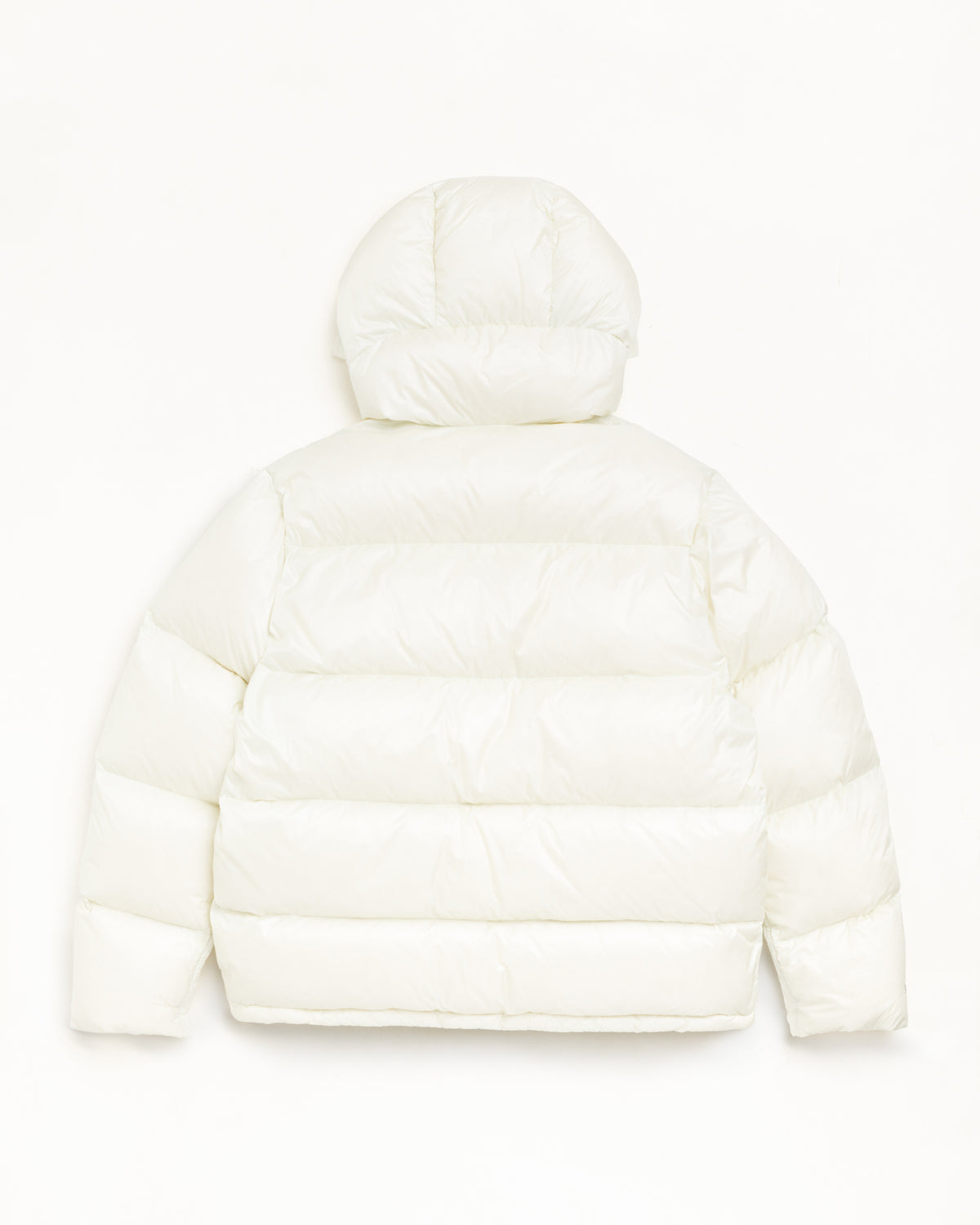 Micro Ripstop Down Parka Unisex Long Sleeve In Bone