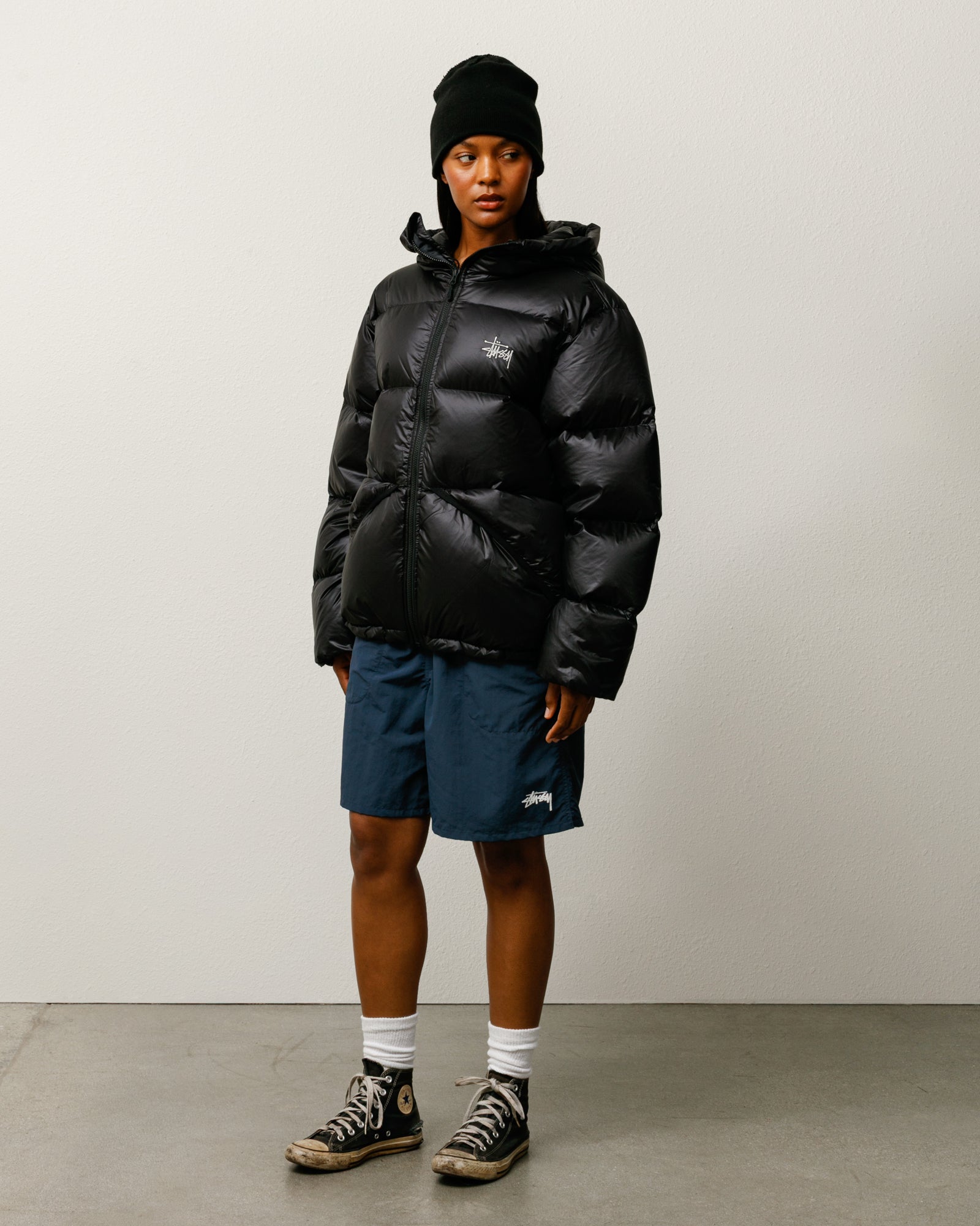 Micro Ripstop Down Parka – Jet Black | Outerwear | Stüssy Europe
