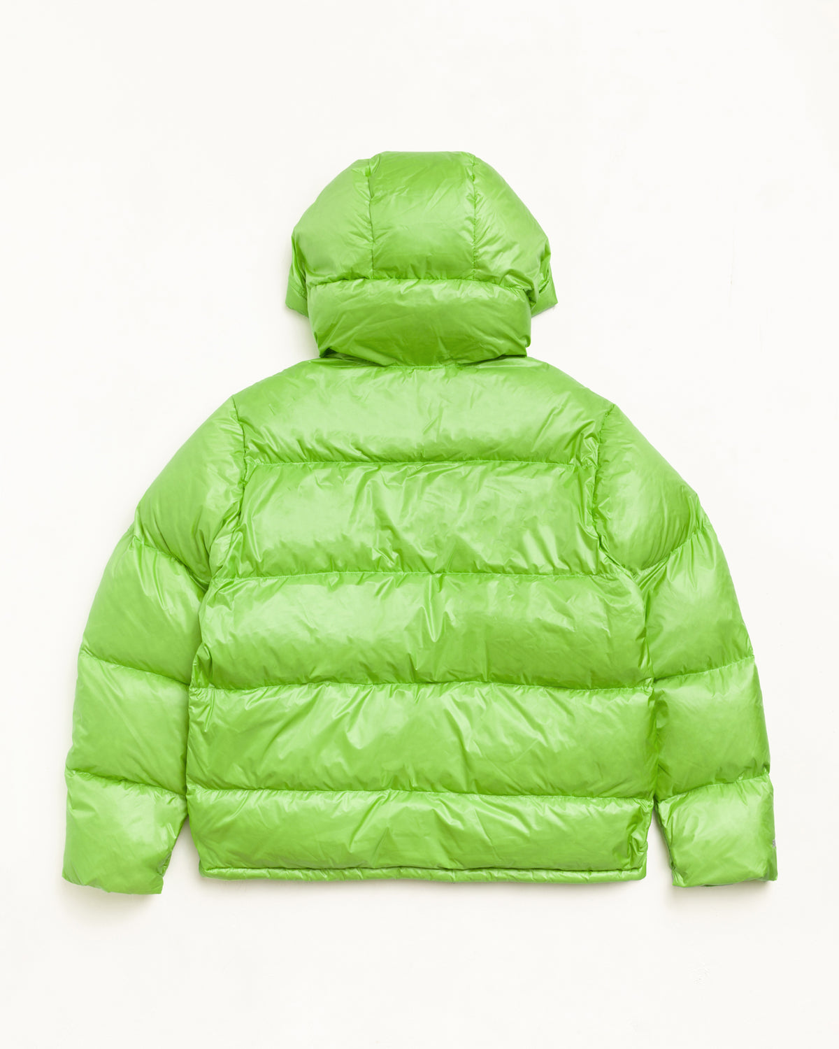 Micro Ripstop Down Parka Unisex Long Sleeve In Kiwi