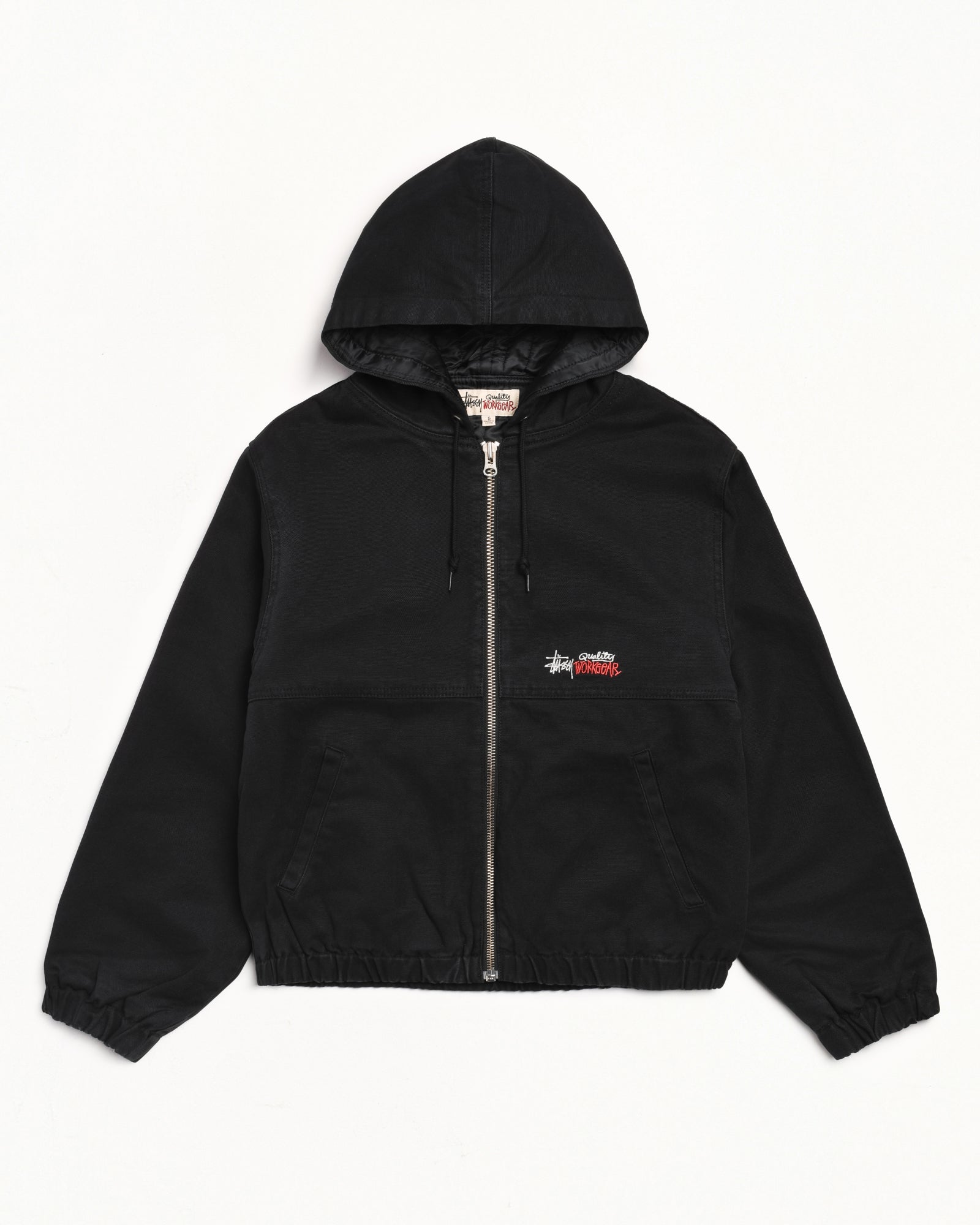 Insulated Work Jacket Canvas – Black | Outerwear | Stüssy Europe