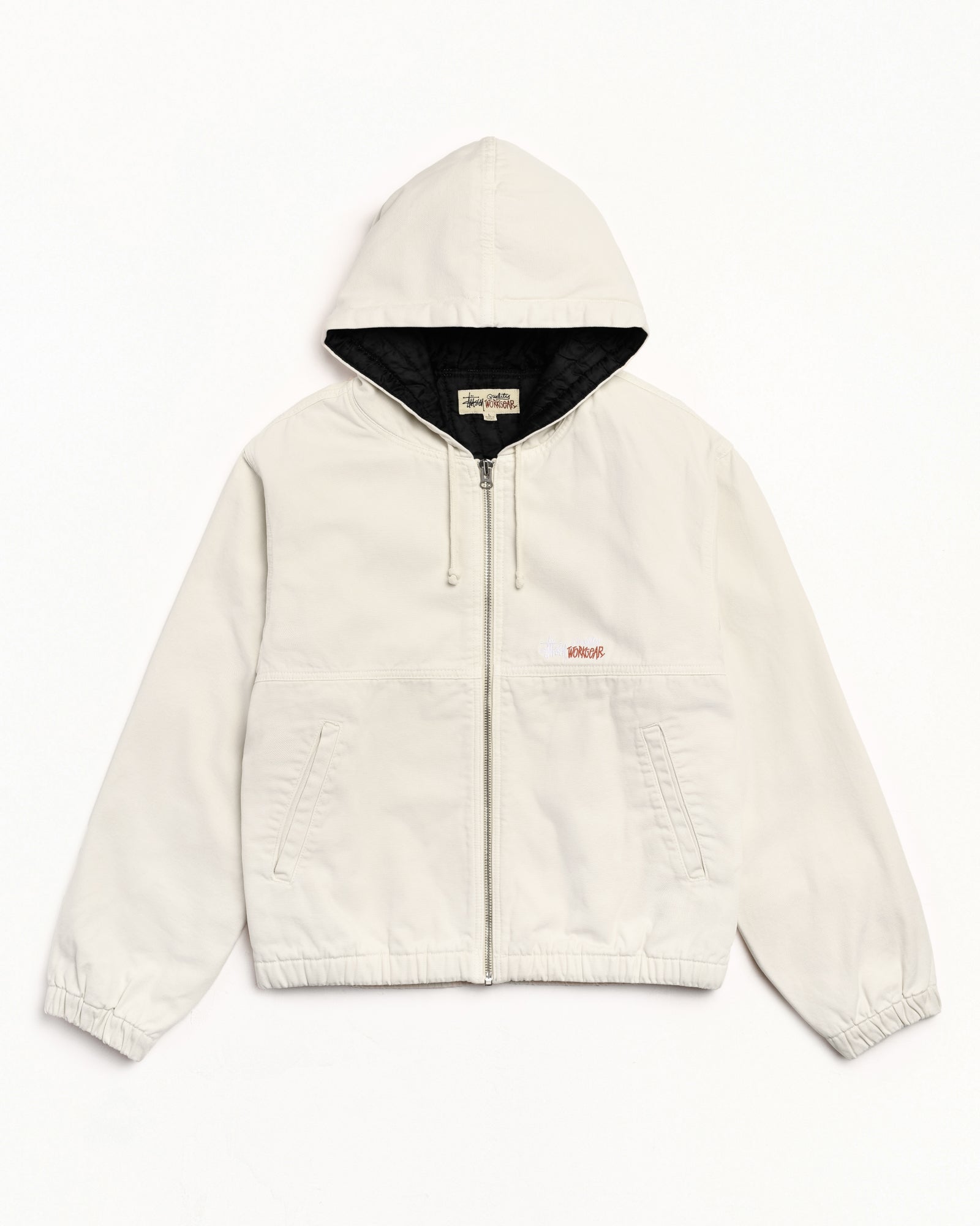 ぷ*ん様 Stussy WORK JACKET INSULATED C ワークジ Insulated Work Jacket Canvas – Bone | Outerwear | Stüssy Europe