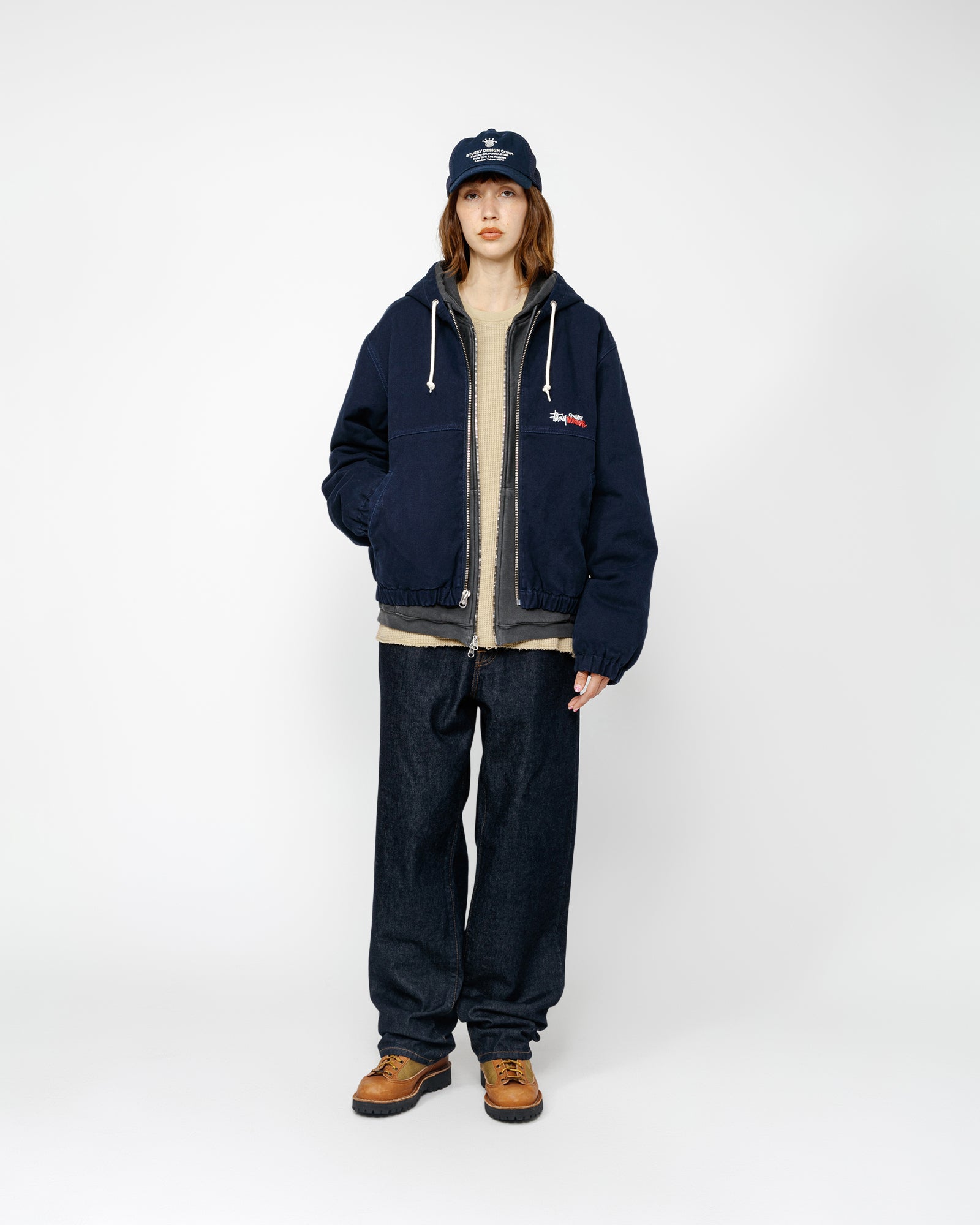 Work Jacket Insulated Canvas in navy – Stüssy Europe