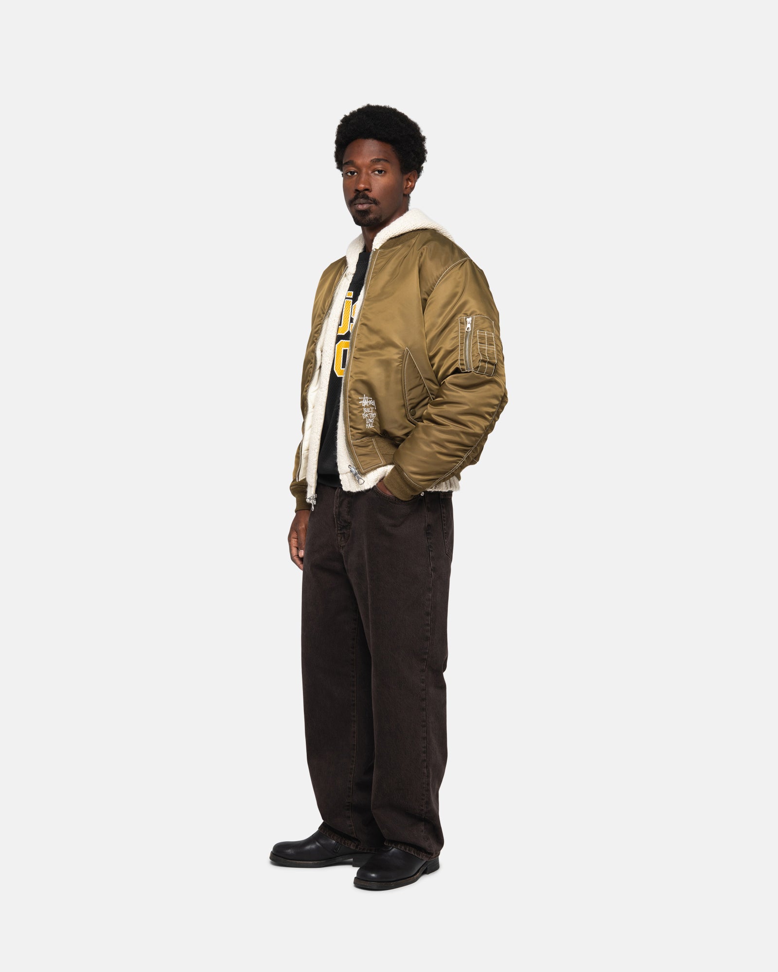 00s stussy flight jacket MA-1 - ブルゾン