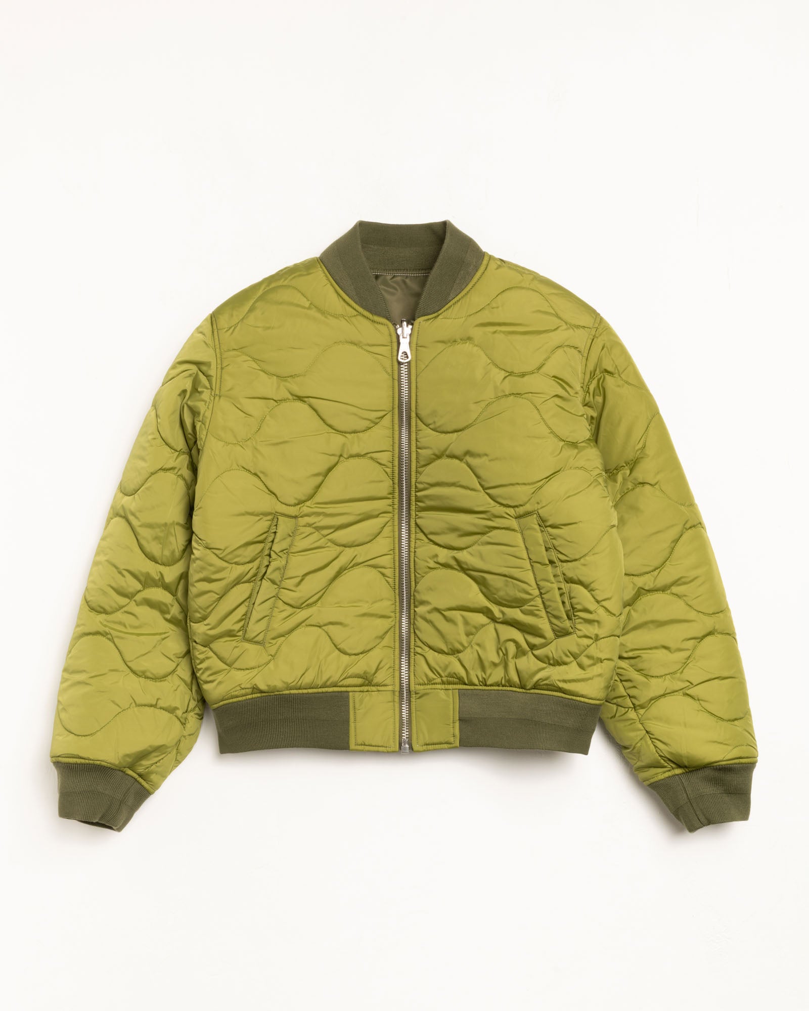 Built Reversible Bomber Jacket – Olive | Outerwear | Stüssy Europe