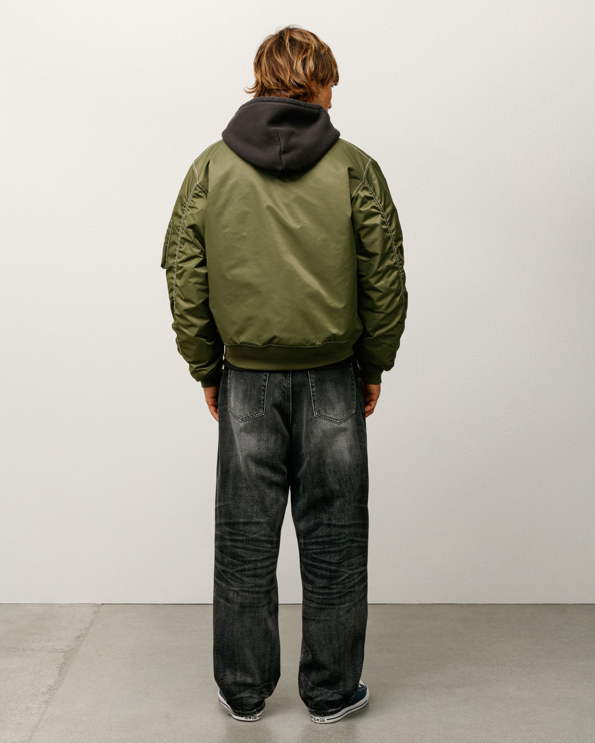 Built Reversible Bomber Jacket – Olive | Outerwear | Stüssy Europe
