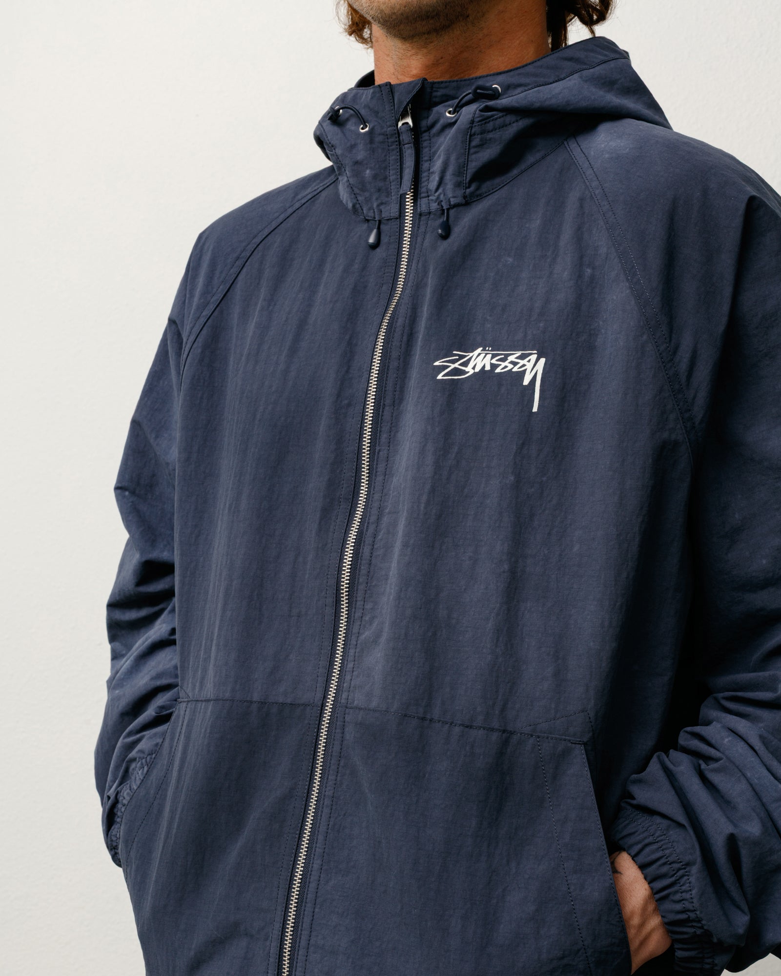 Beach Shell Wave Dye – Navy | Outerwear | Stüssy Europe