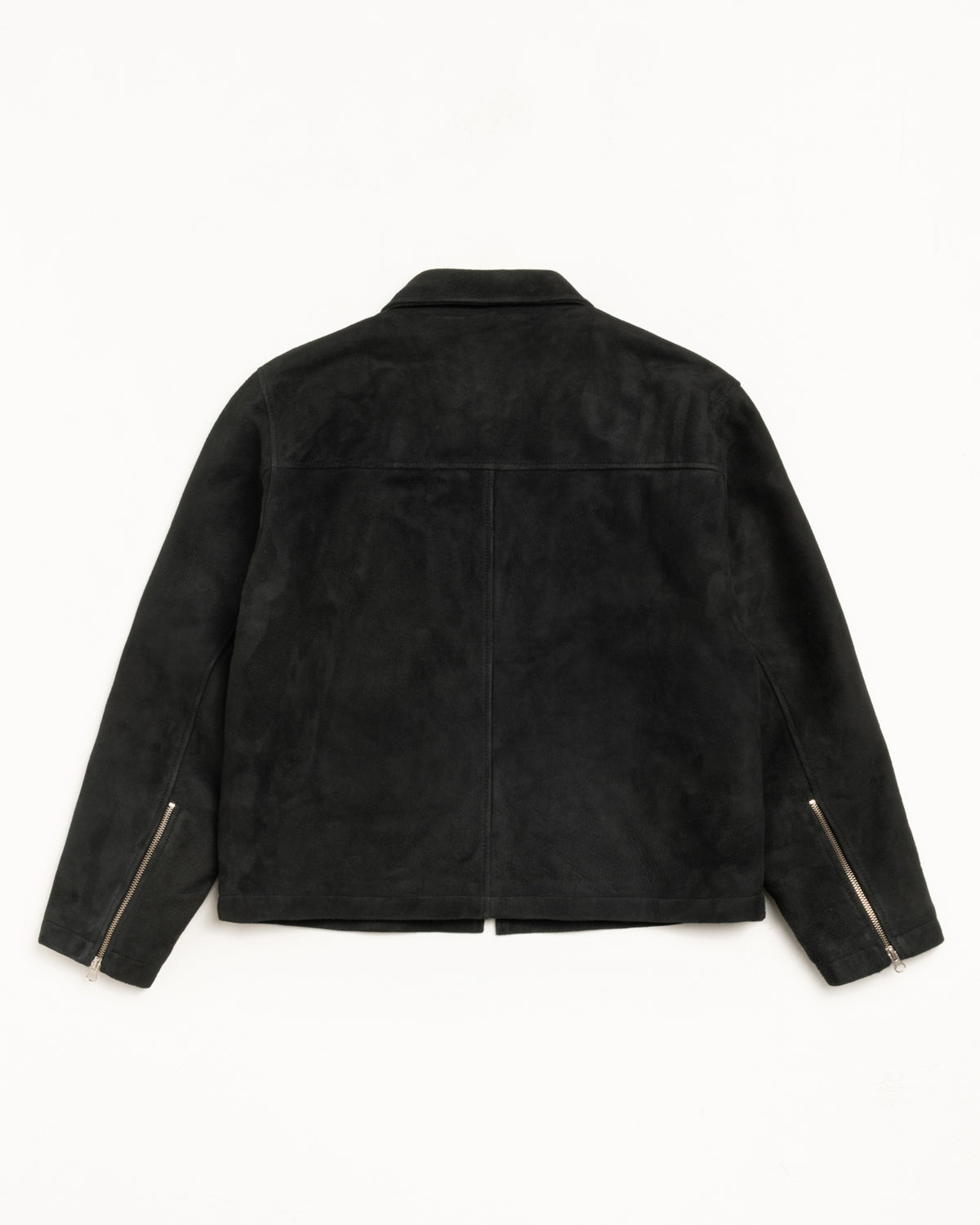 Bing Jacket Suede – Black | Outerwear | Stüssy Europe