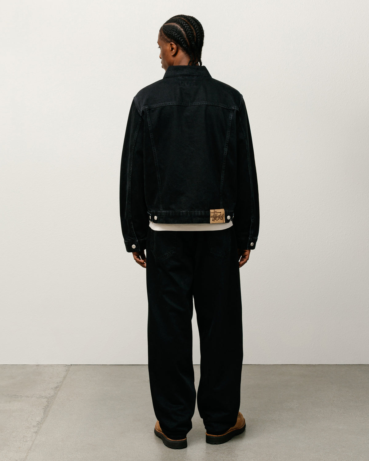 Trucker Jacket Denim – Black | Outerwear | Stüssy Europe