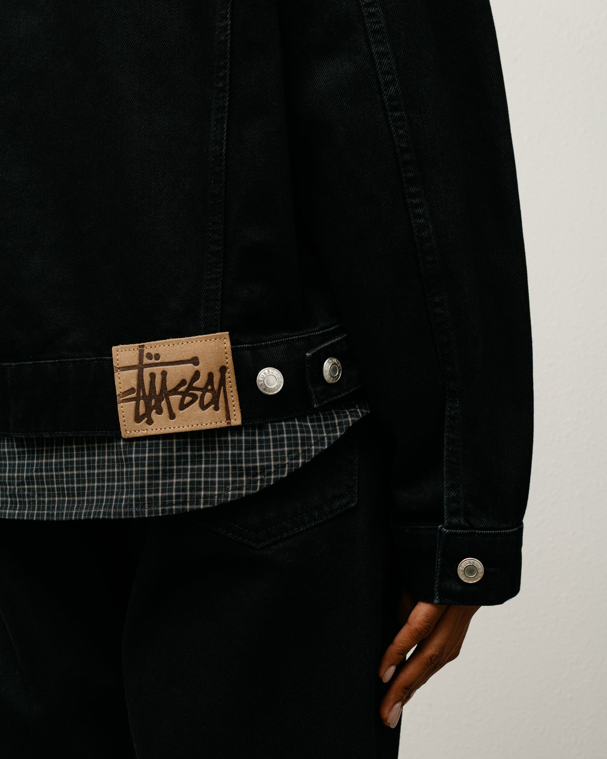Trucker Jacket Denim – Black | Outerwear | Stüssy Europe