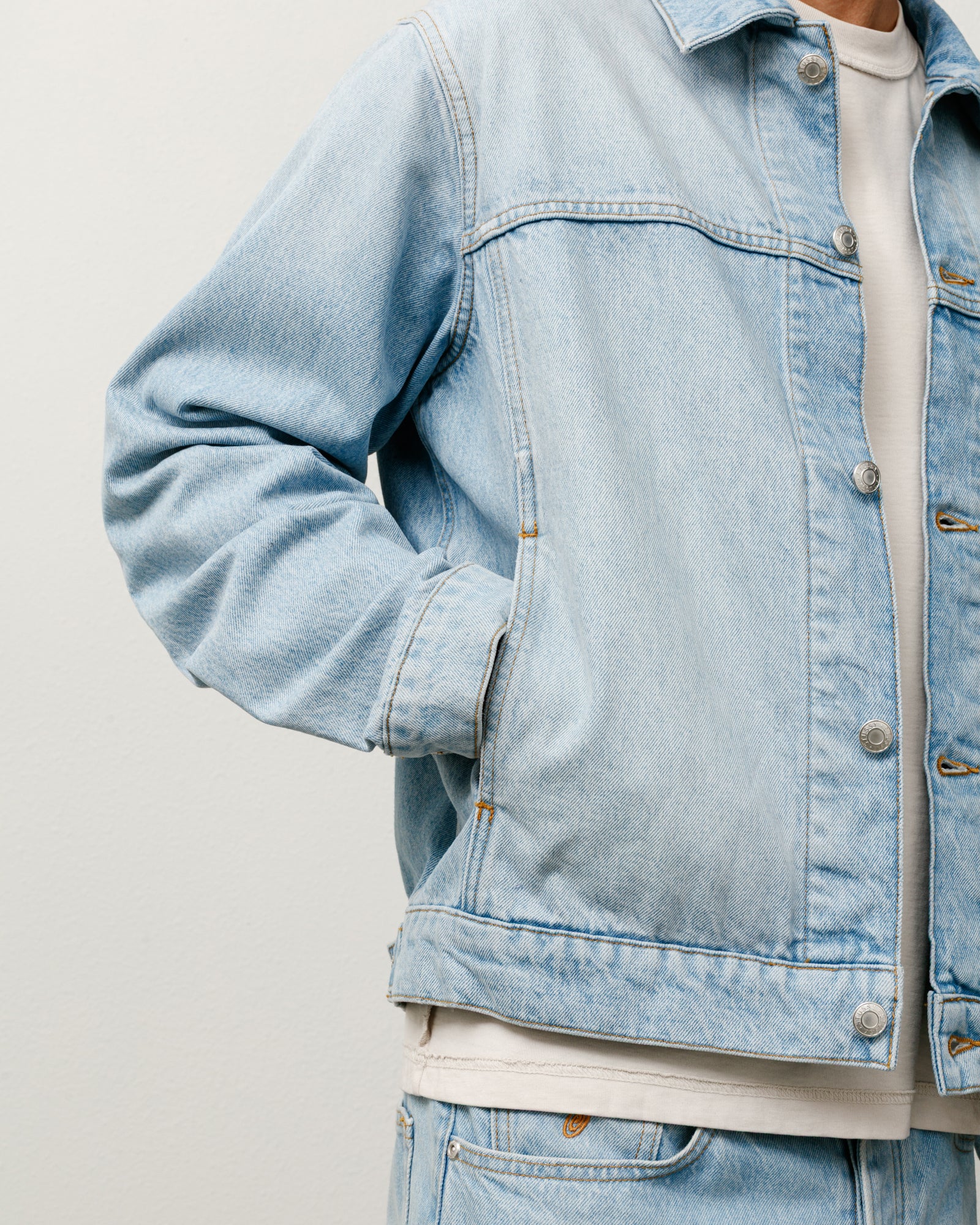 Trucker Jacket Denim – Light Wash | Outerwear | Stüssy Europe
