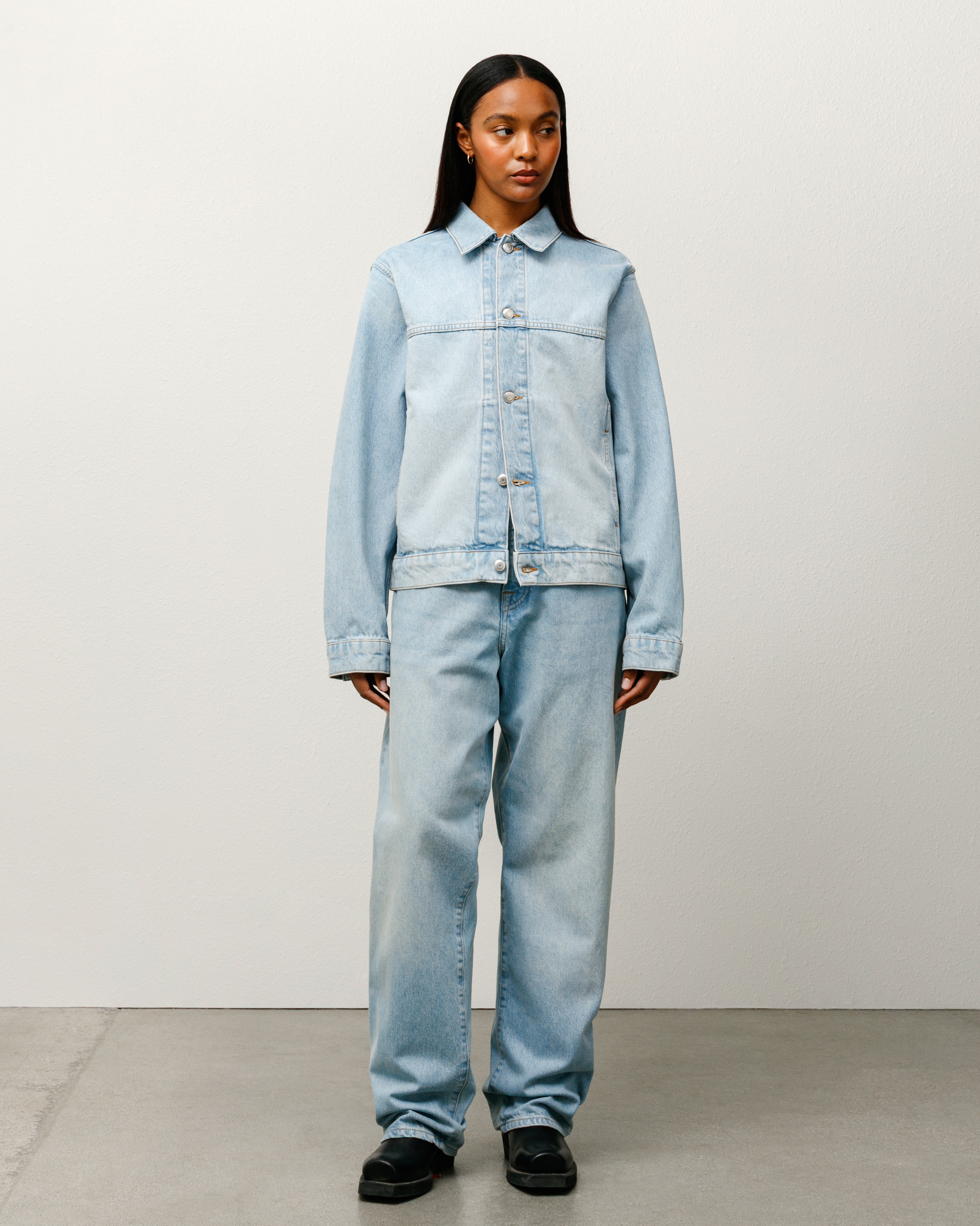 Trucker Jacket Denim – Light Wash | Outerwear | Stüssy Europe