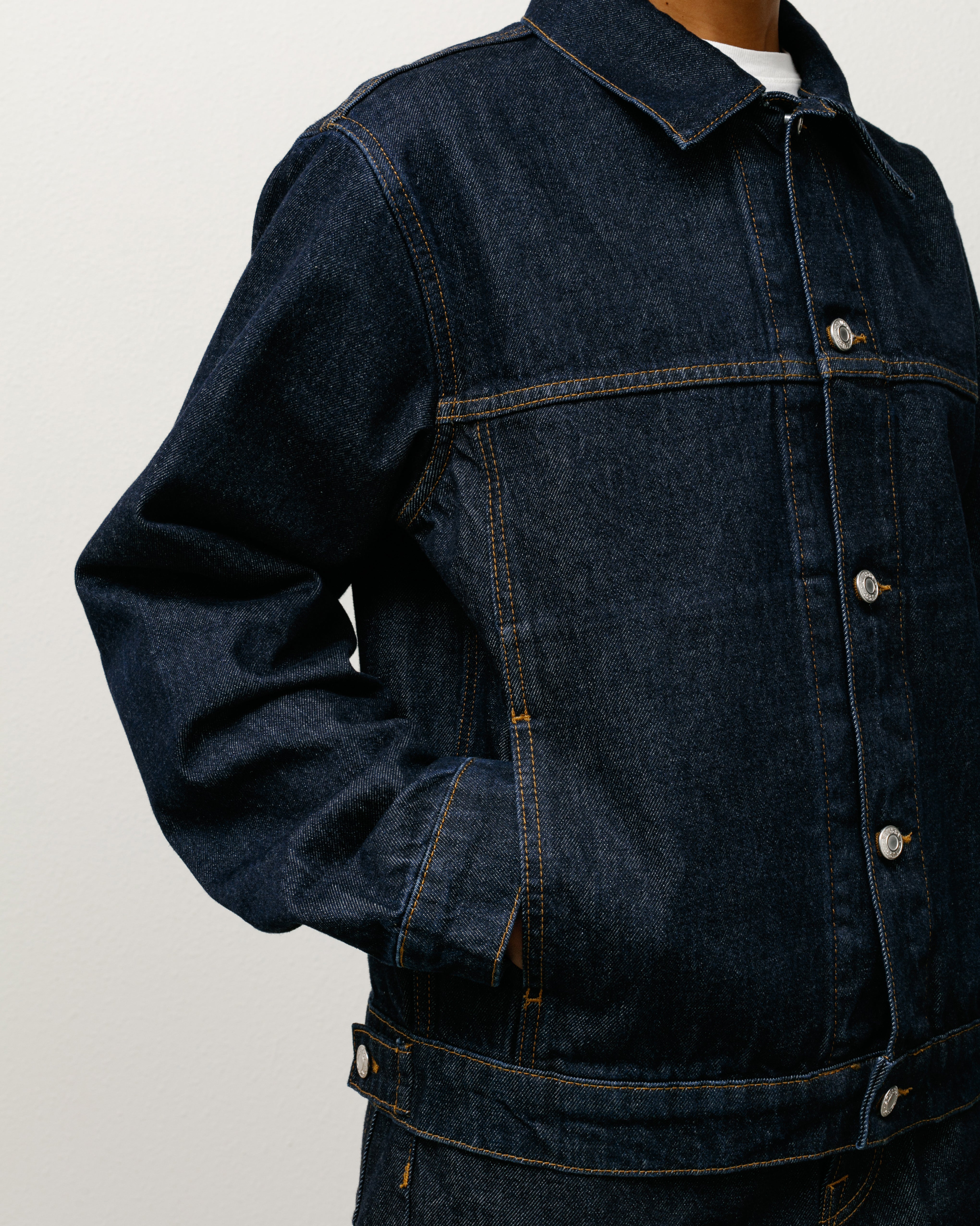 Trucker Jacket Denim – Rinsed Indigo | Outerwear | Stüssy Europe