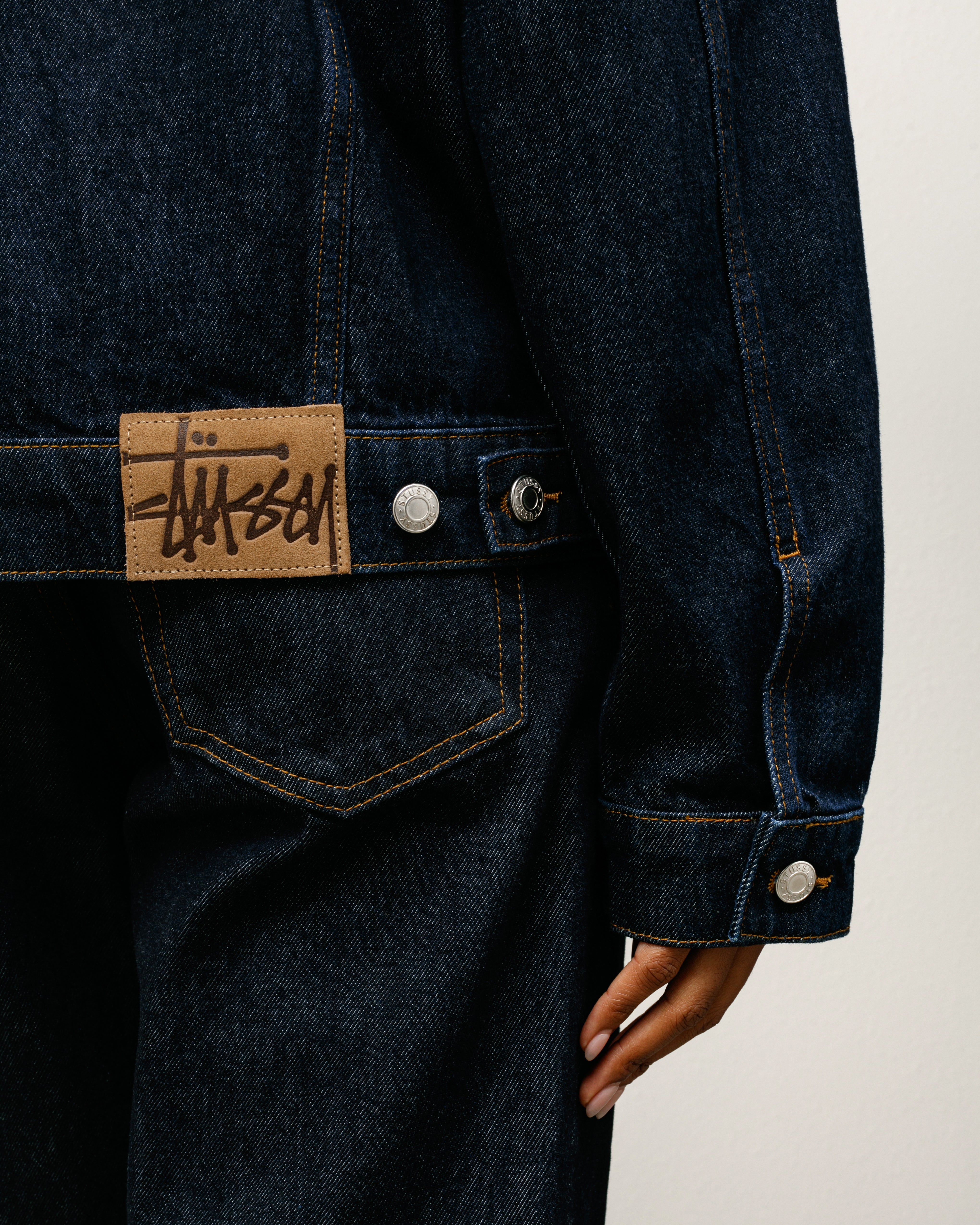 Trucker Jacket Denim – Rinsed Indigo | Outerwear | Stüssy Europe